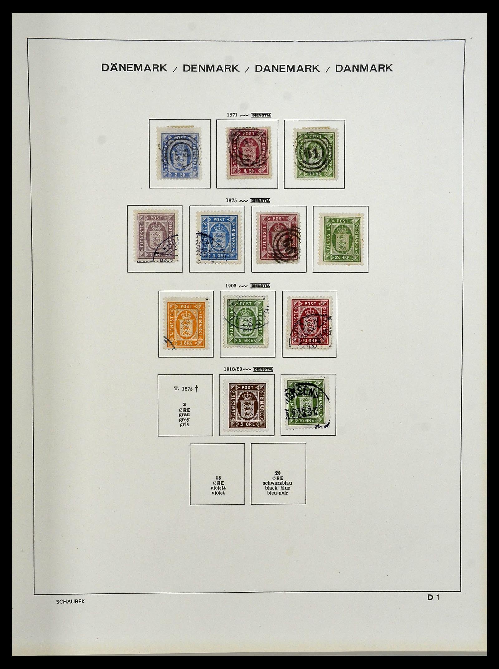 34312 036 - Postzegelverzameling 34312 Scandinavië 1855-1965.