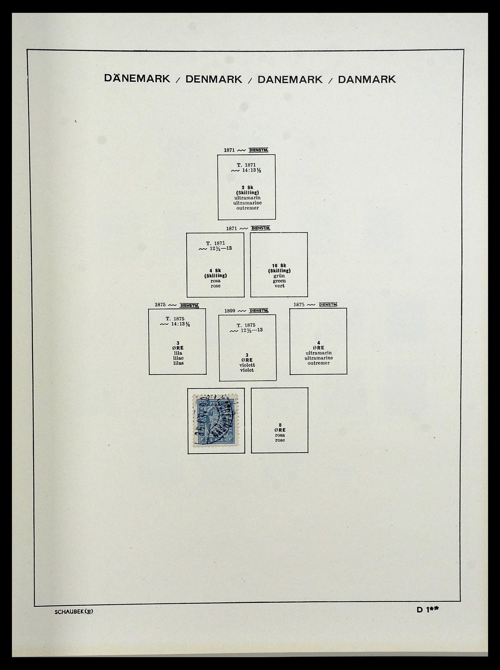 34312 038 - Postzegelverzameling 34312 Scandinavië 1855-1965.