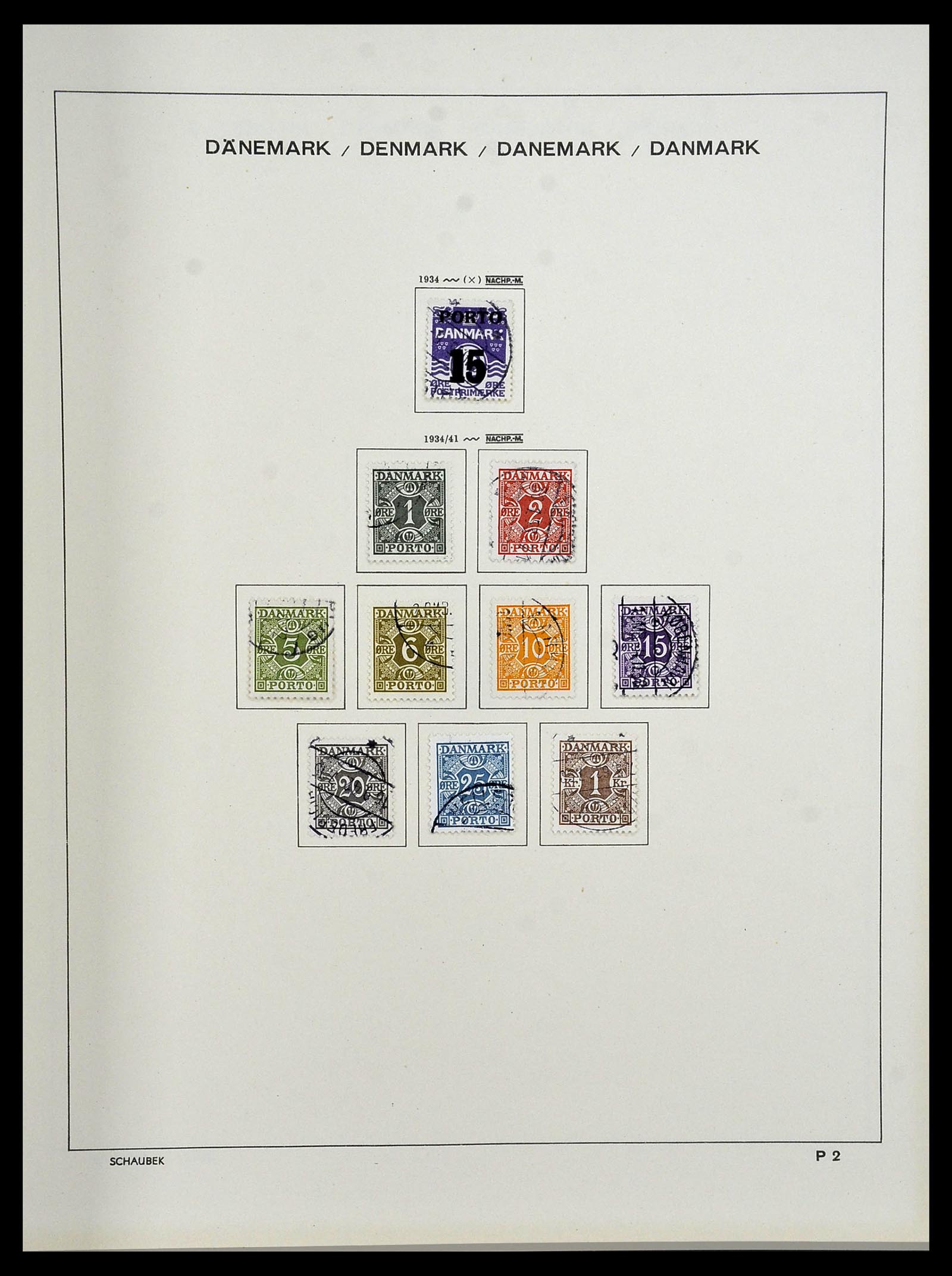 34312 040 - Postzegelverzameling 34312 Scandinavië 1855-1965.