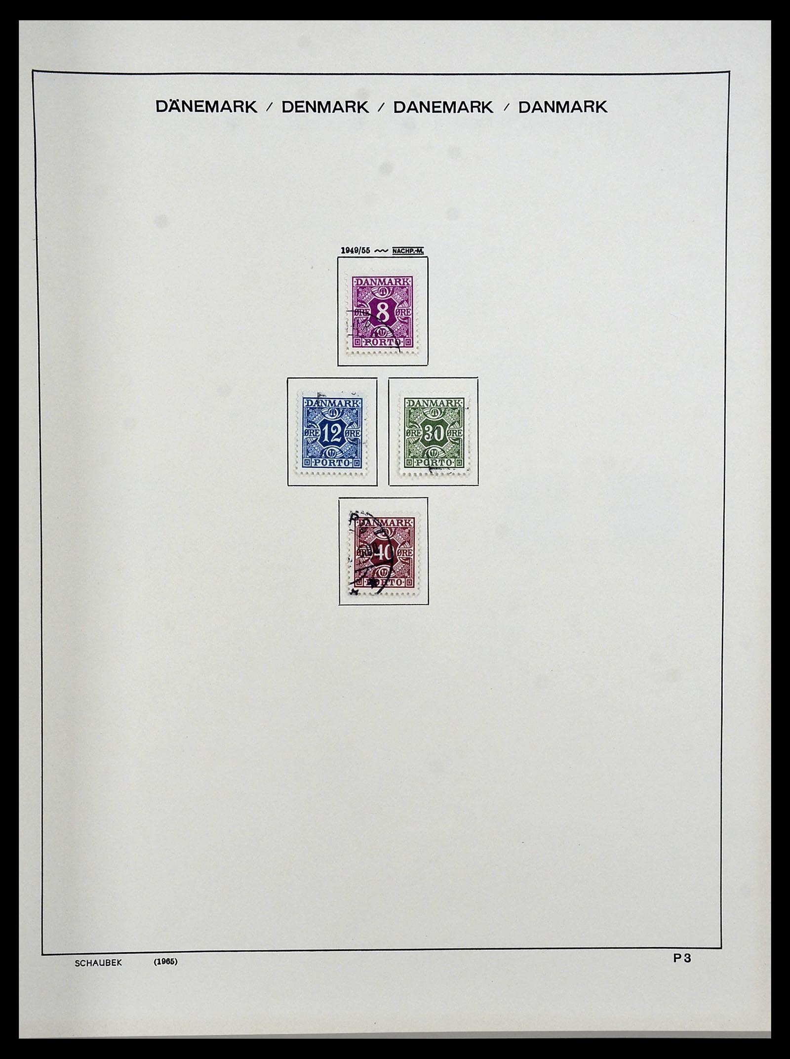 34312 041 - Postzegelverzameling 34312 Scandinavië 1855-1965.