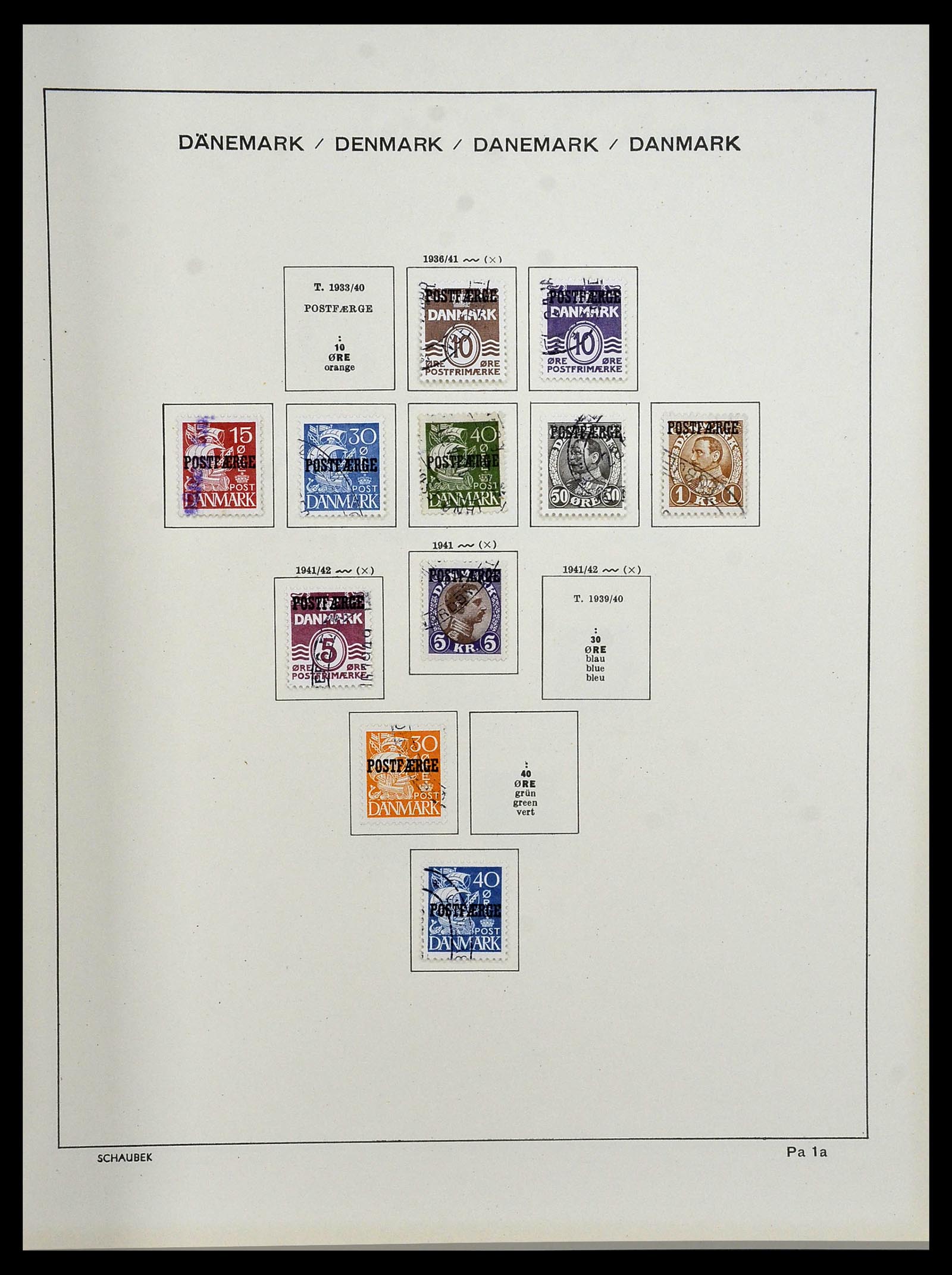 34312 043 - Postzegelverzameling 34312 Scandinavië 1855-1965.