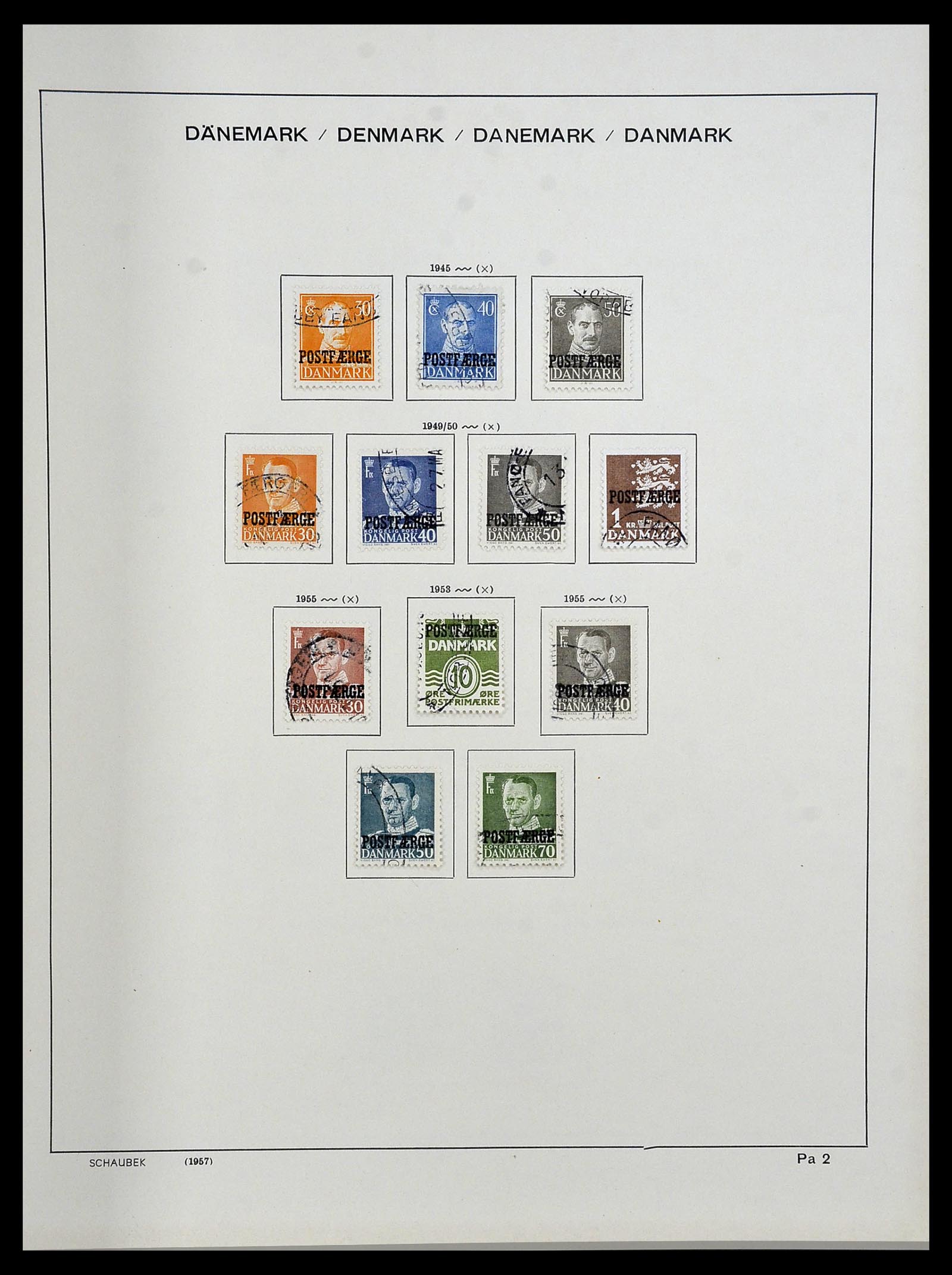 34312 044 - Postzegelverzameling 34312 Scandinavië 1855-1965.