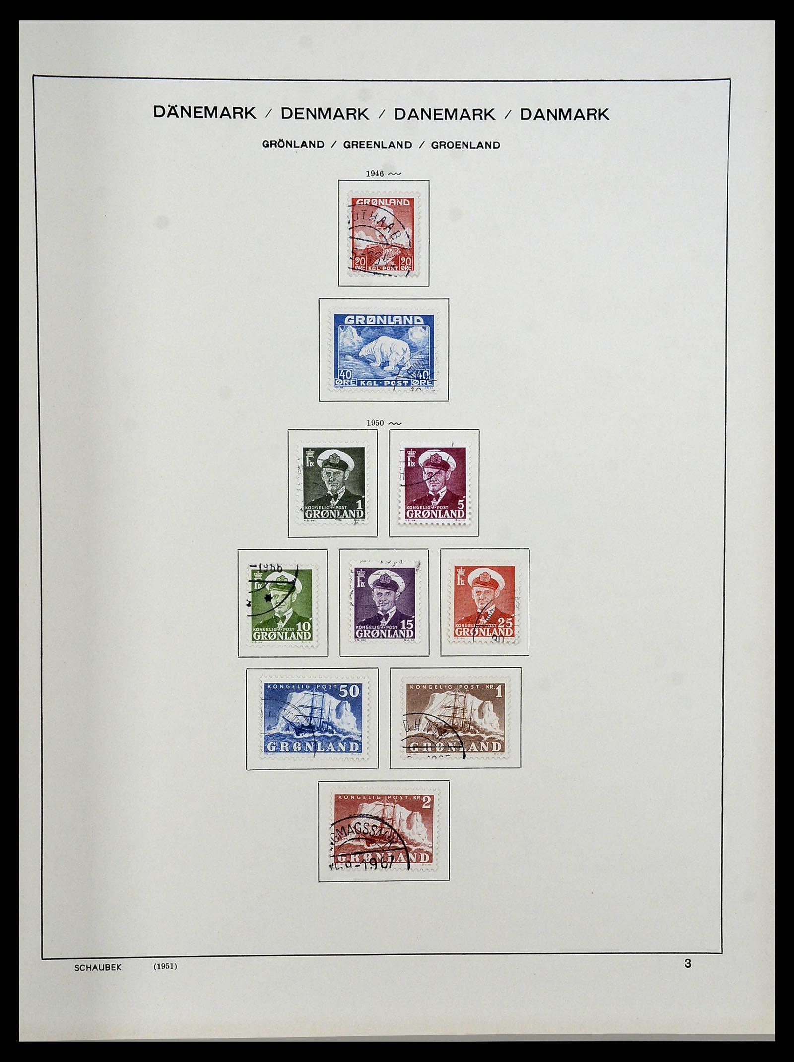 34312 048 - Postzegelverzameling 34312 Scandinavië 1855-1965.
