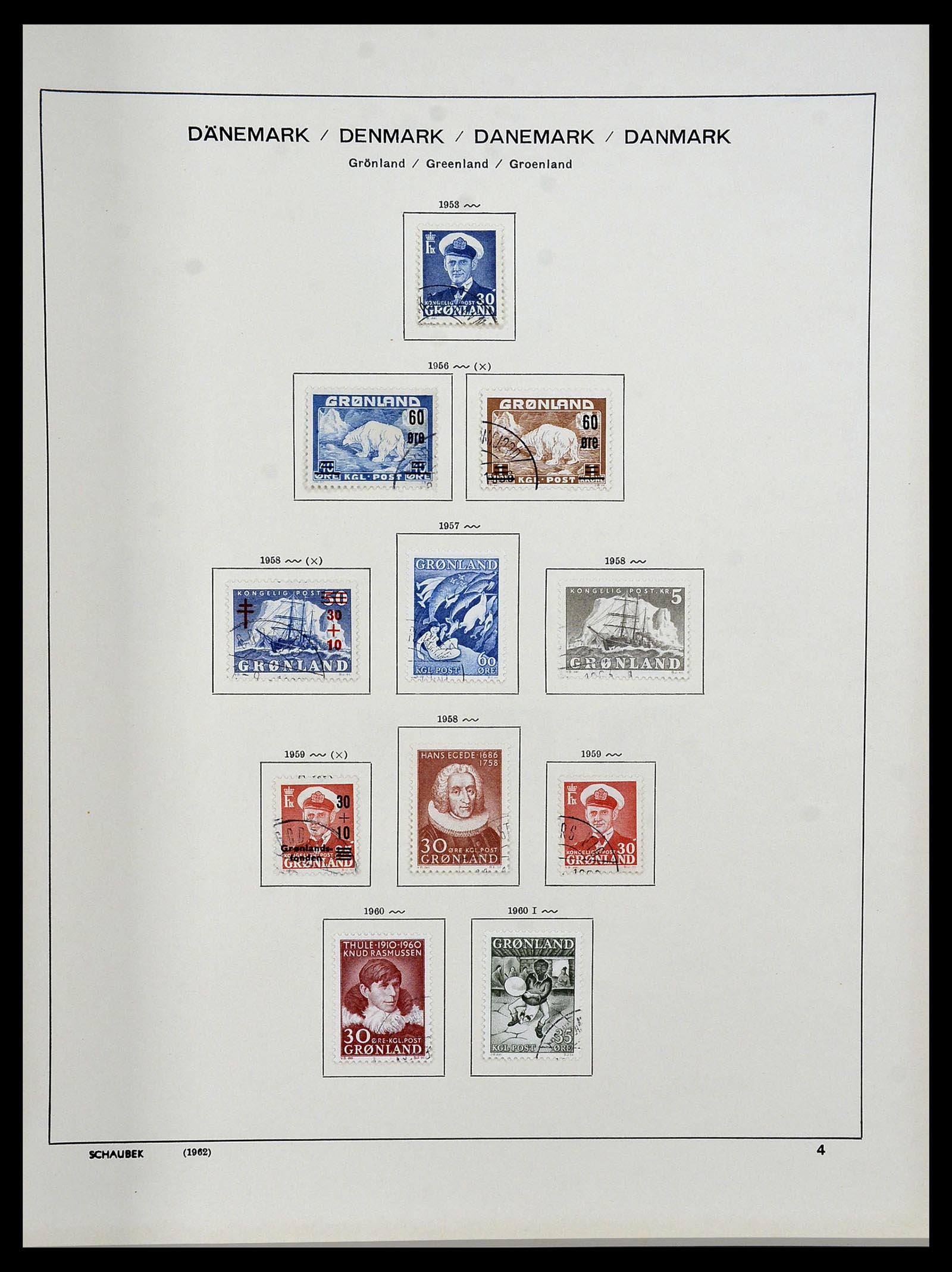 34312 049 - Postzegelverzameling 34312 Scandinavië 1855-1965.