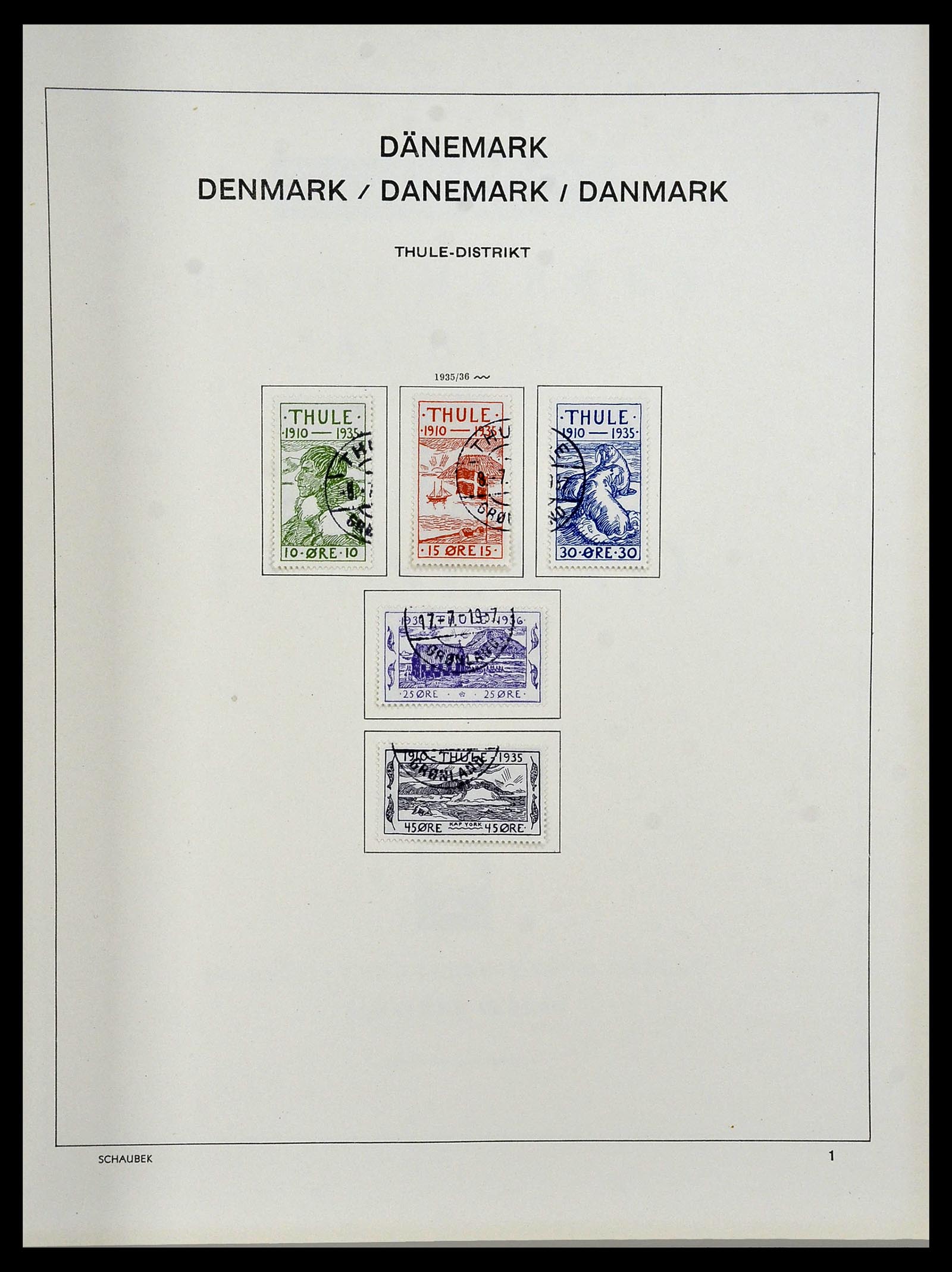 34312 051 - Postzegelverzameling 34312 Scandinavië 1855-1965.