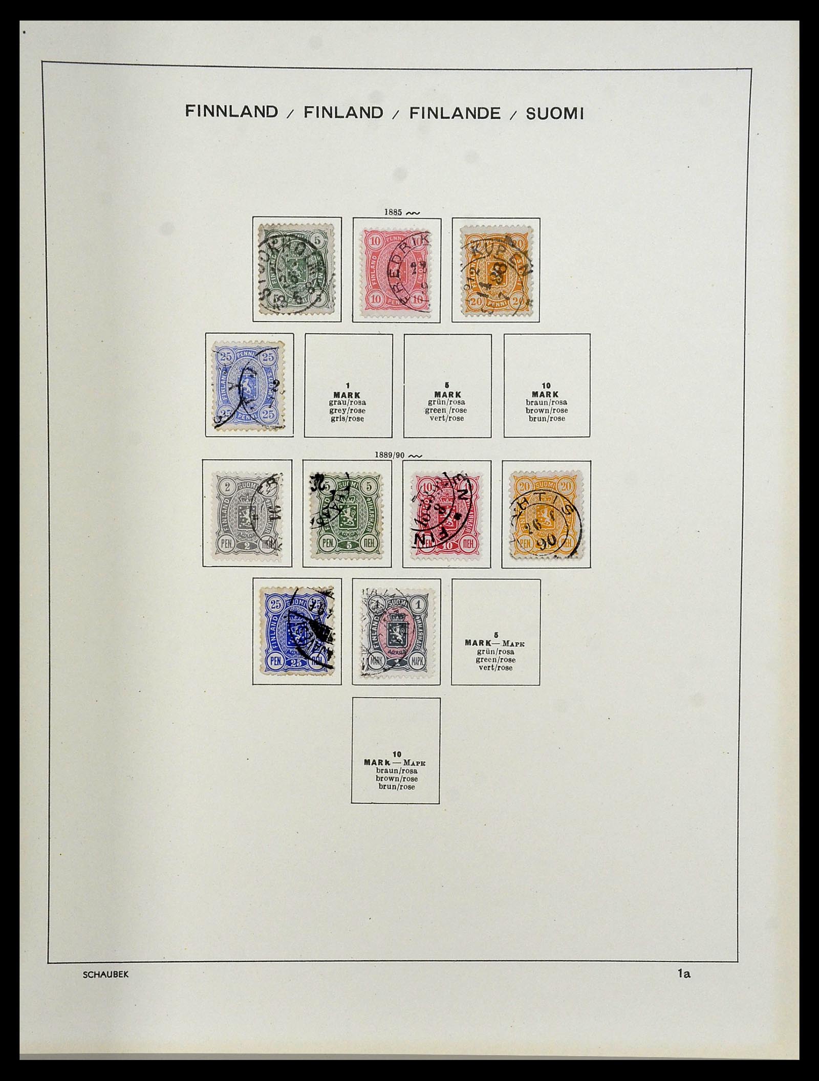 34312 054 - Postzegelverzameling 34312 Scandinavië 1855-1965.