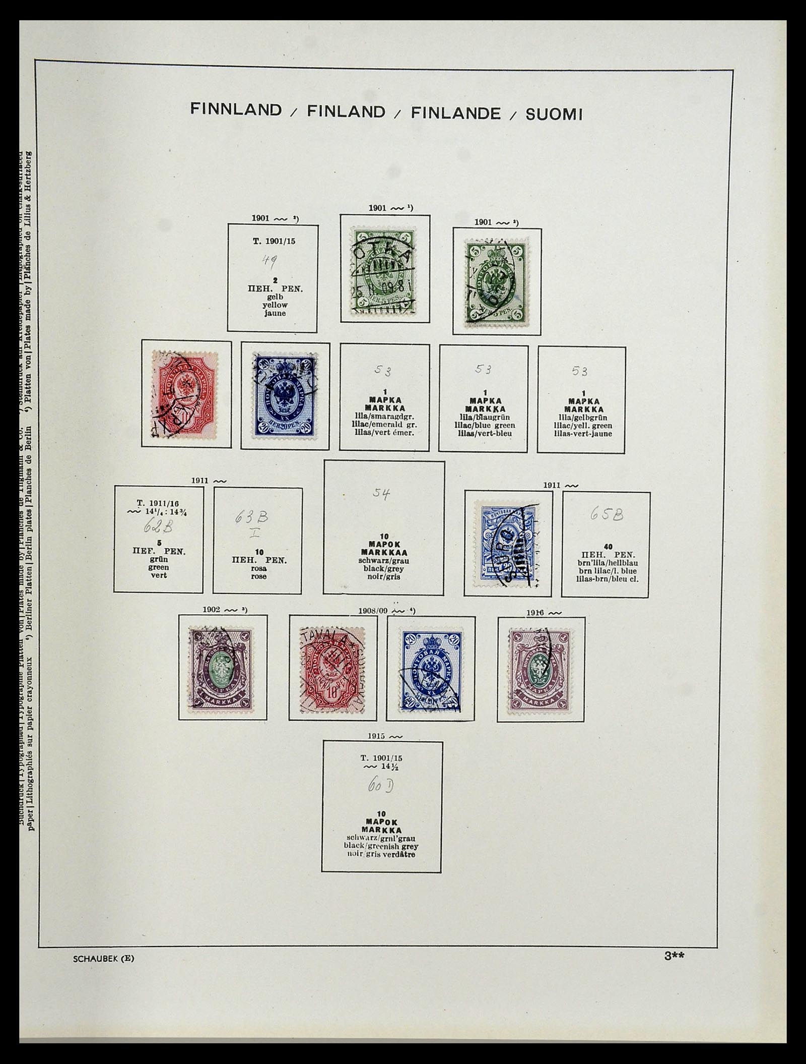 34312 057 - Postzegelverzameling 34312 Scandinavië 1855-1965.