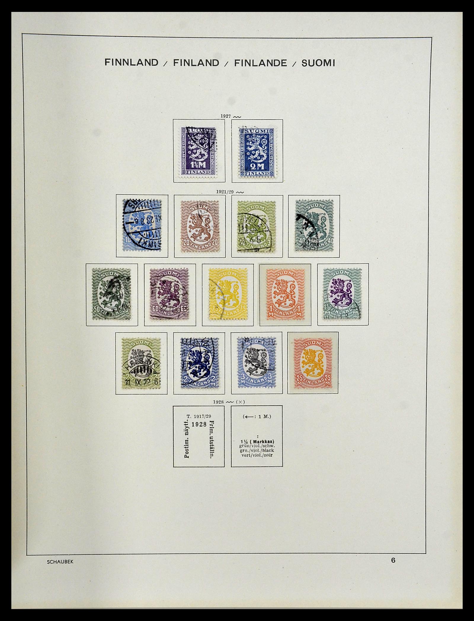 34312 060 - Stamp collection 34312 Scandinavia 1855-1965.
