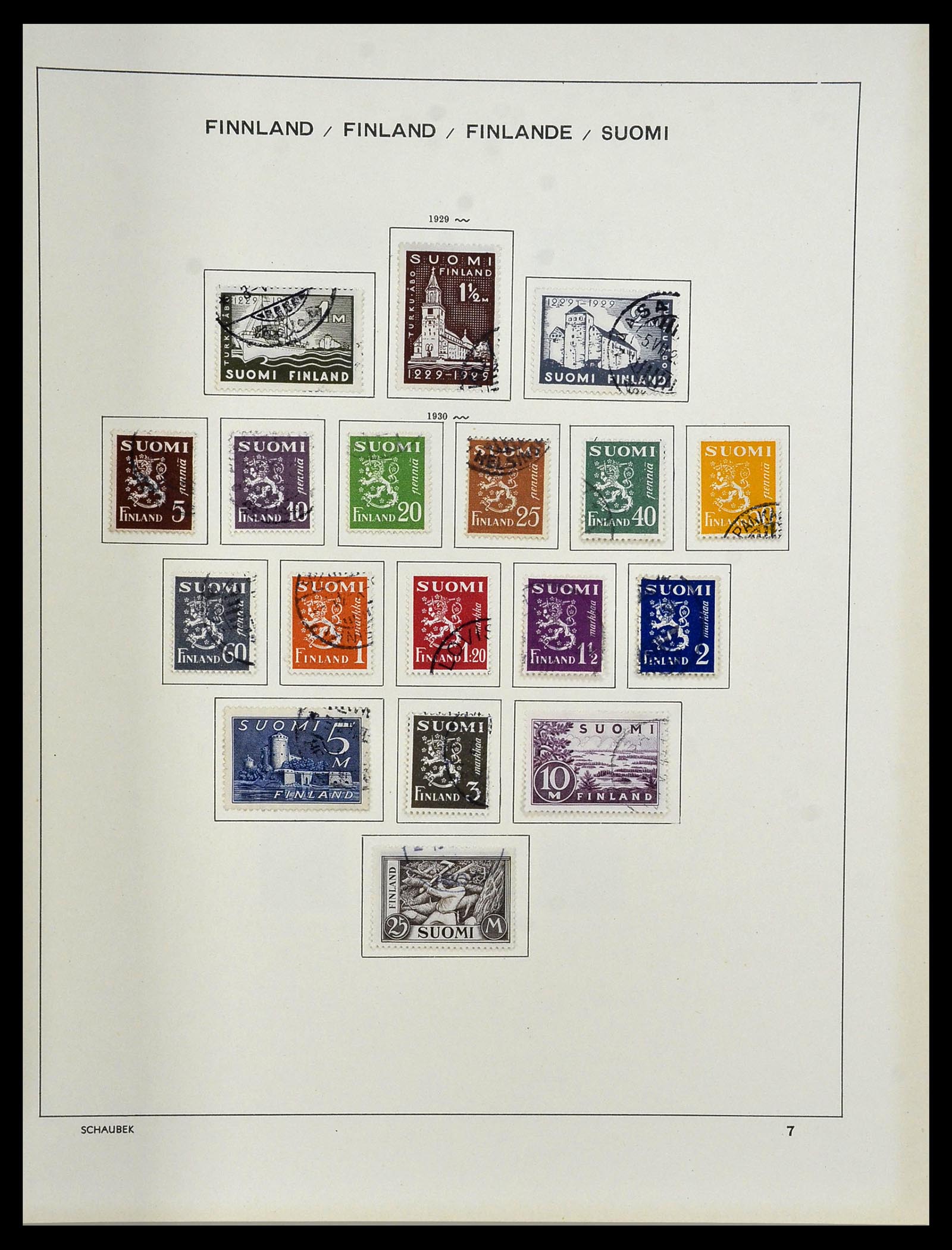 34312 064 - Postzegelverzameling 34312 Scandinavië 1855-1965.