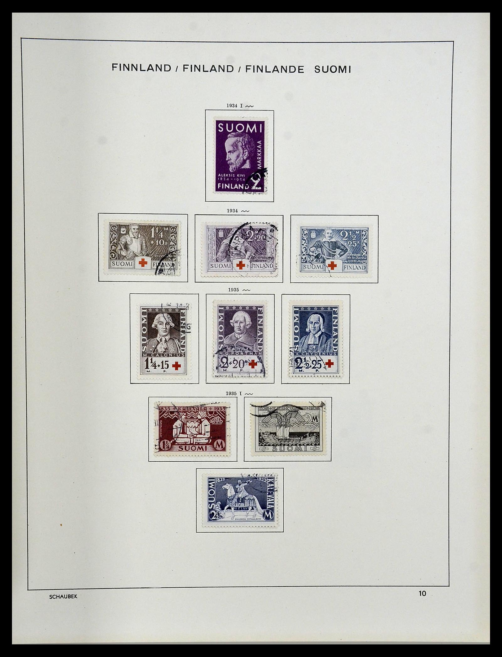 34312 068 - Stamp collection 34312 Scandinavia 1855-1965.