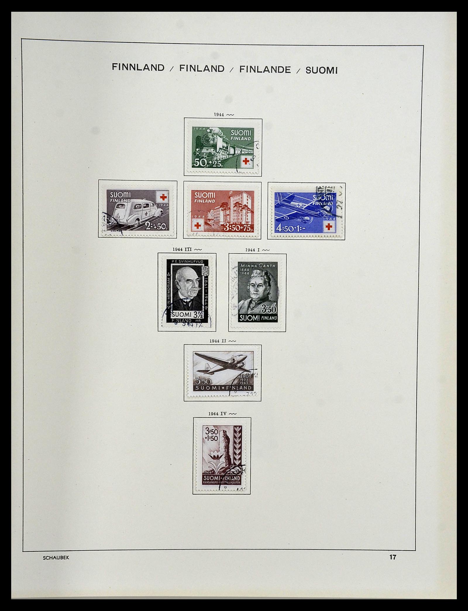 34312 075 - Postzegelverzameling 34312 Scandinavië 1855-1965.