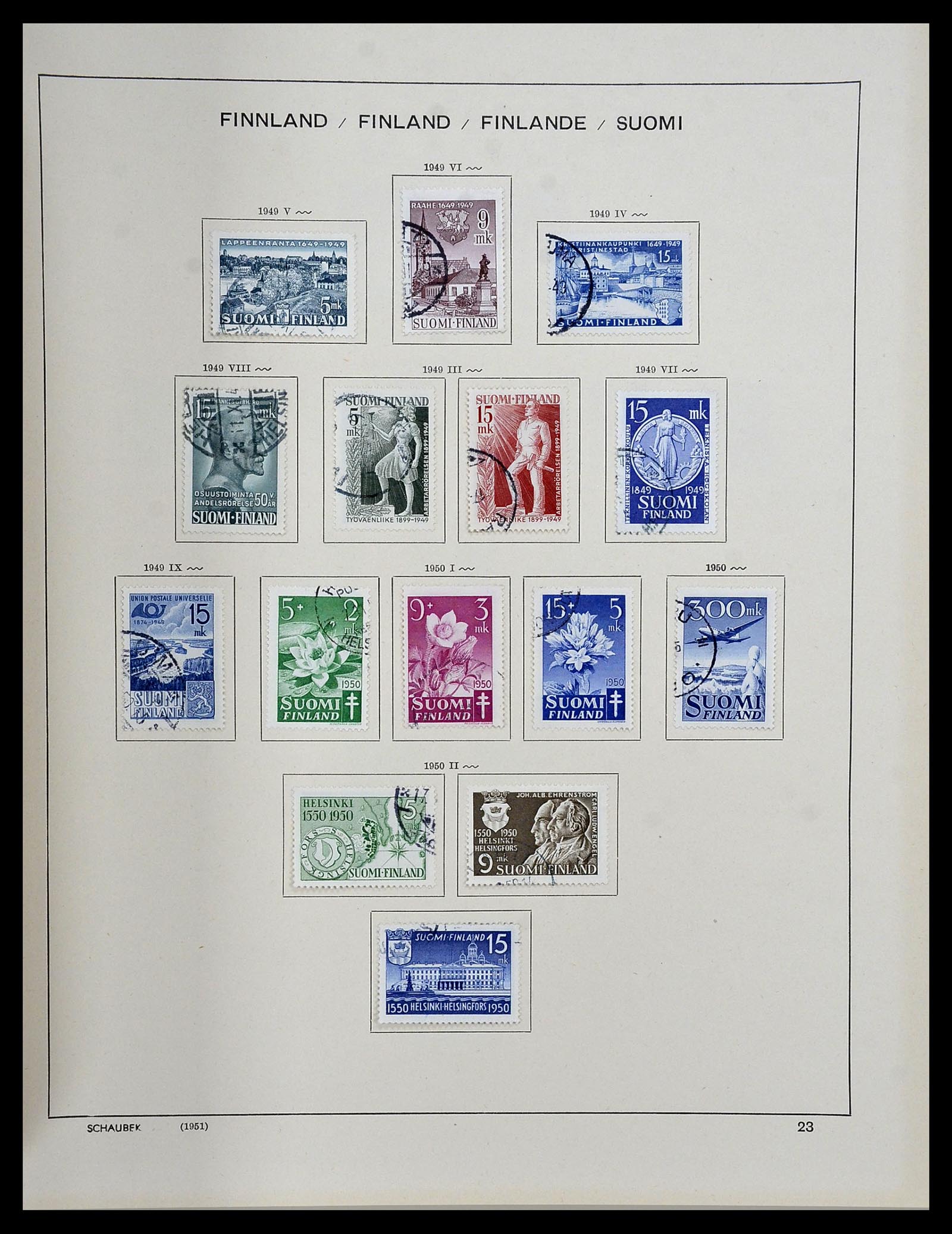 34312 082 - Stamp collection 34312 Scandinavia 1855-1965.