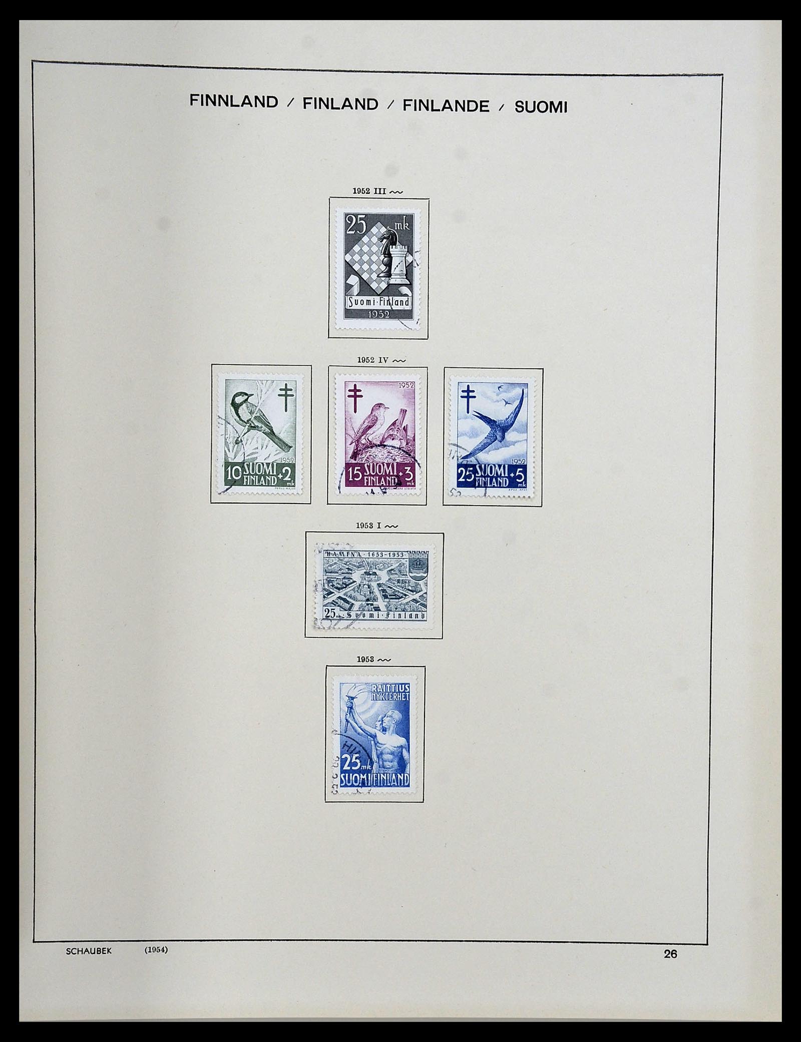 34312 085 - Stamp collection 34312 Scandinavia 1855-1965.
