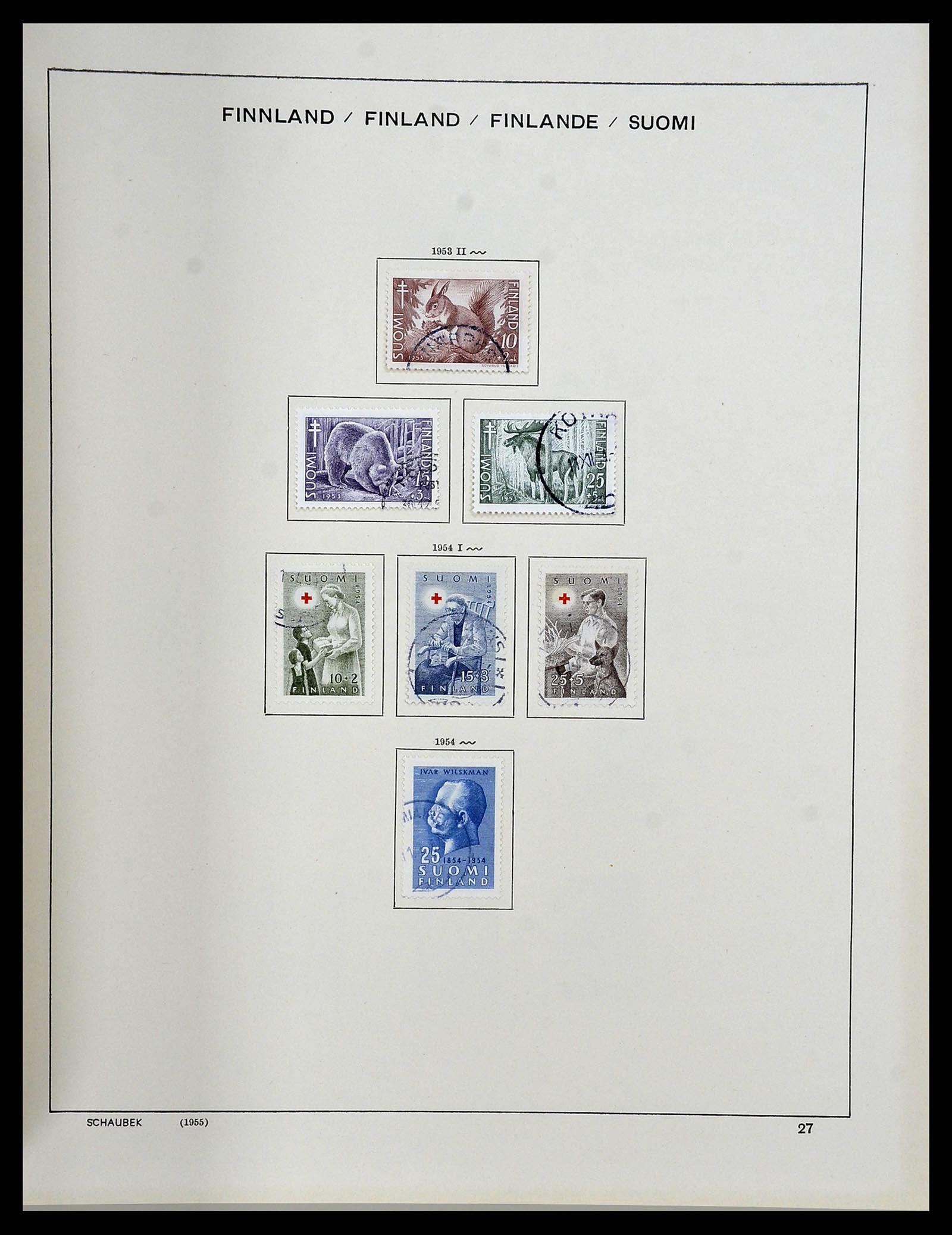 34312 086 - Stamp collection 34312 Scandinavia 1855-1965.
