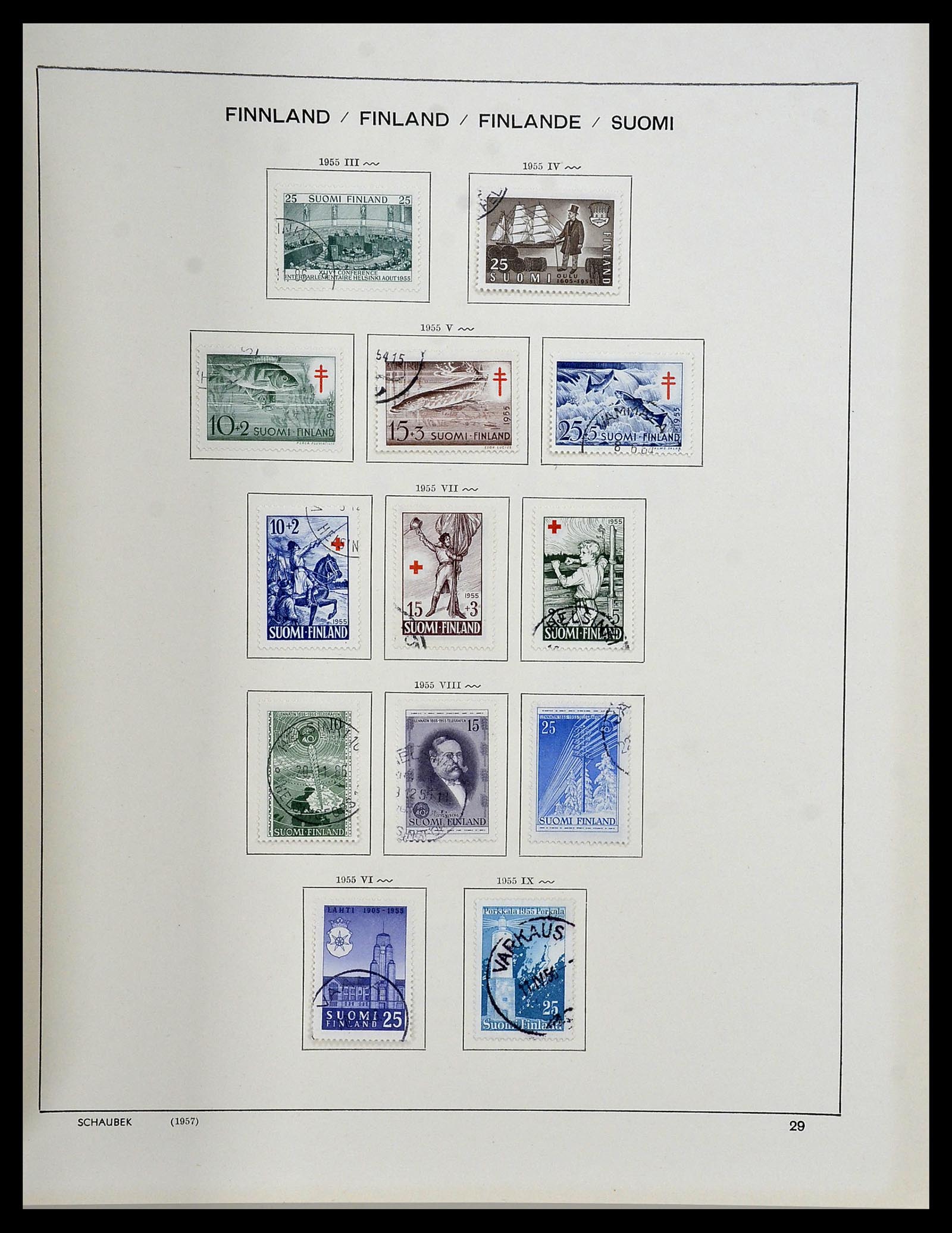34312 088 - Postzegelverzameling 34312 Scandinavië 1855-1965.