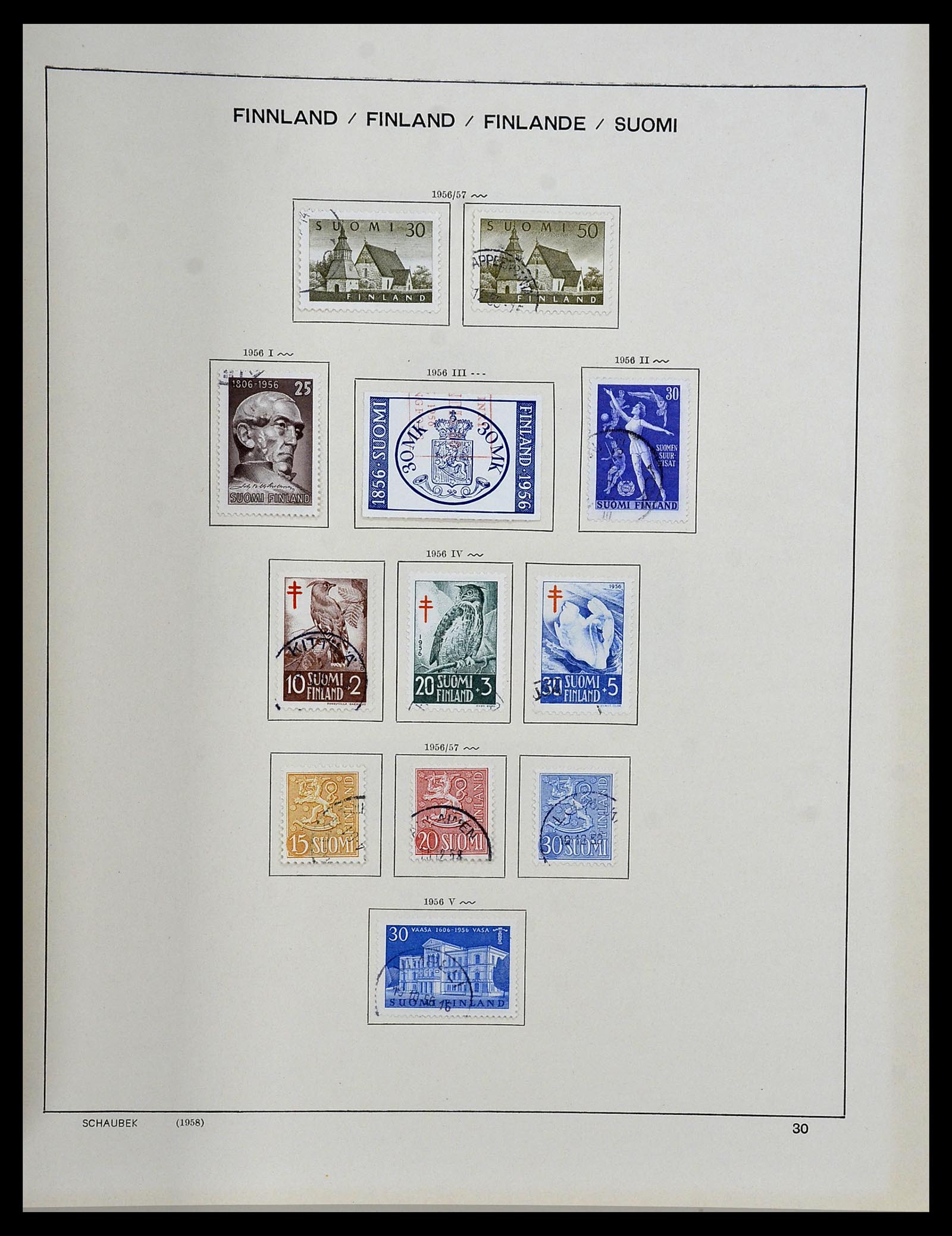 34312 089 - Postzegelverzameling 34312 Scandinavië 1855-1965.