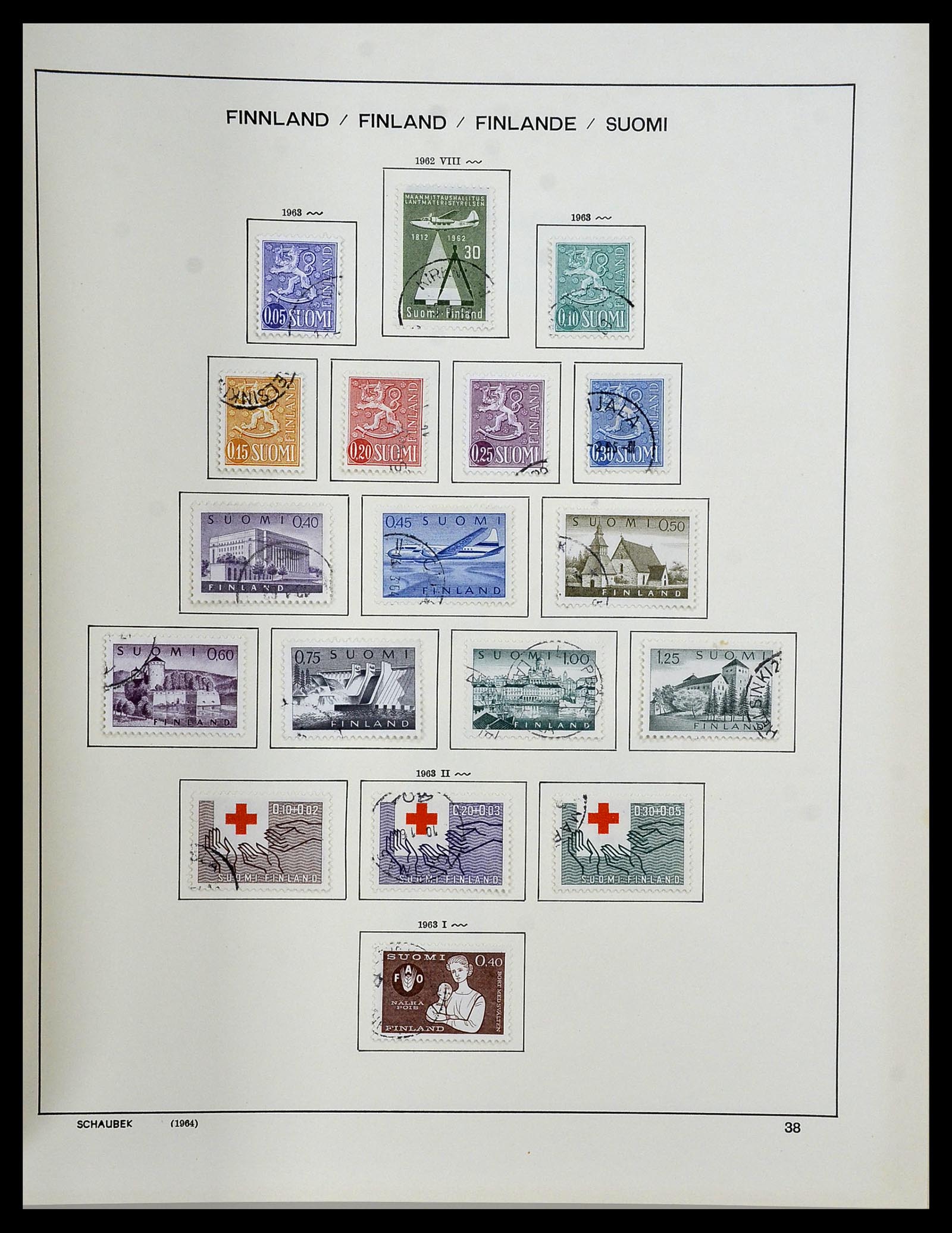 34312 096 - Stamp collection 34312 Scandinavia 1855-1965.