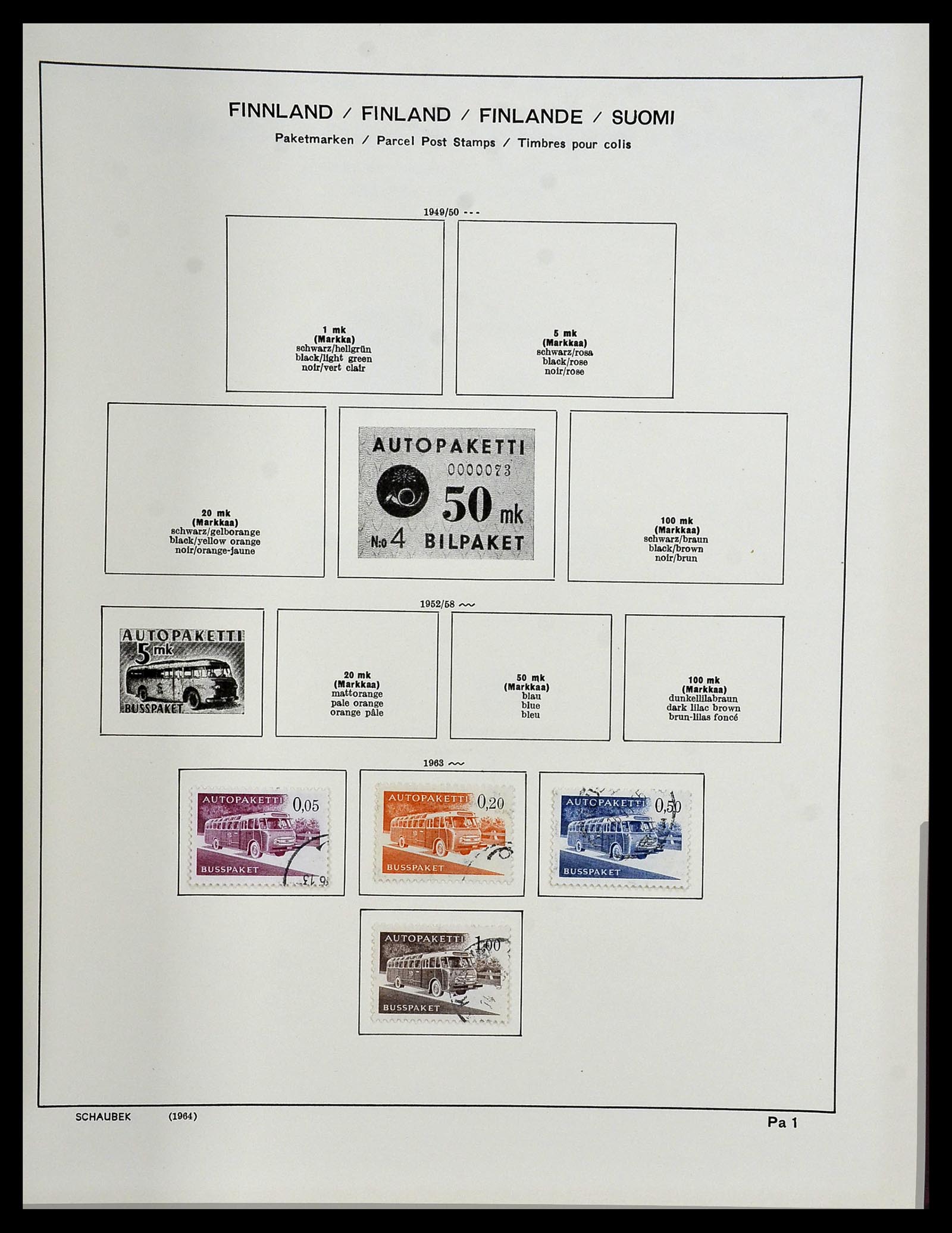 34312 100 - Postzegelverzameling 34312 Scandinavië 1855-1965.