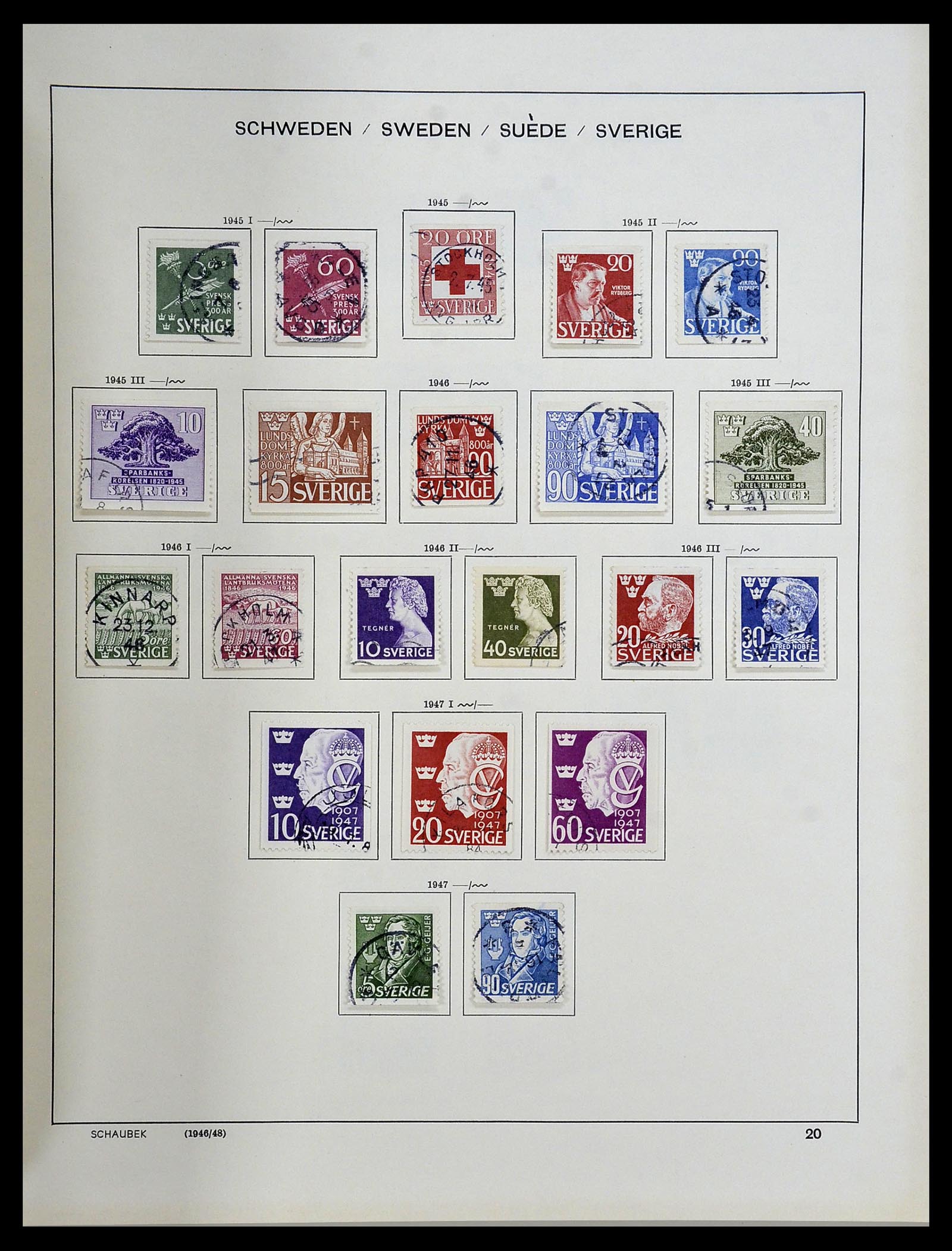 34312 185 - Postzegelverzameling 34312 Scandinavië 1855-1965.