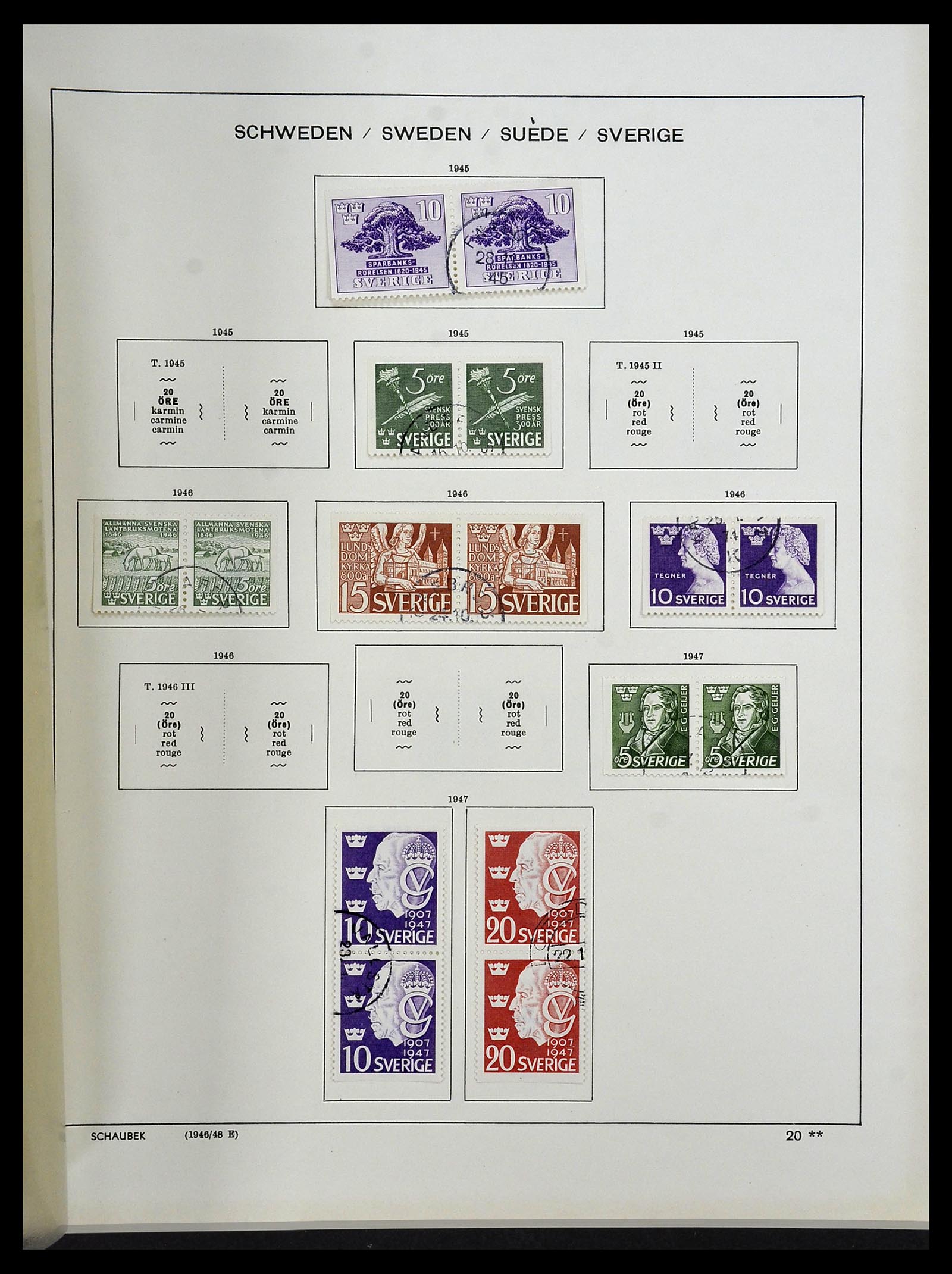 34312 186 - Postzegelverzameling 34312 Scandinavië 1855-1965.