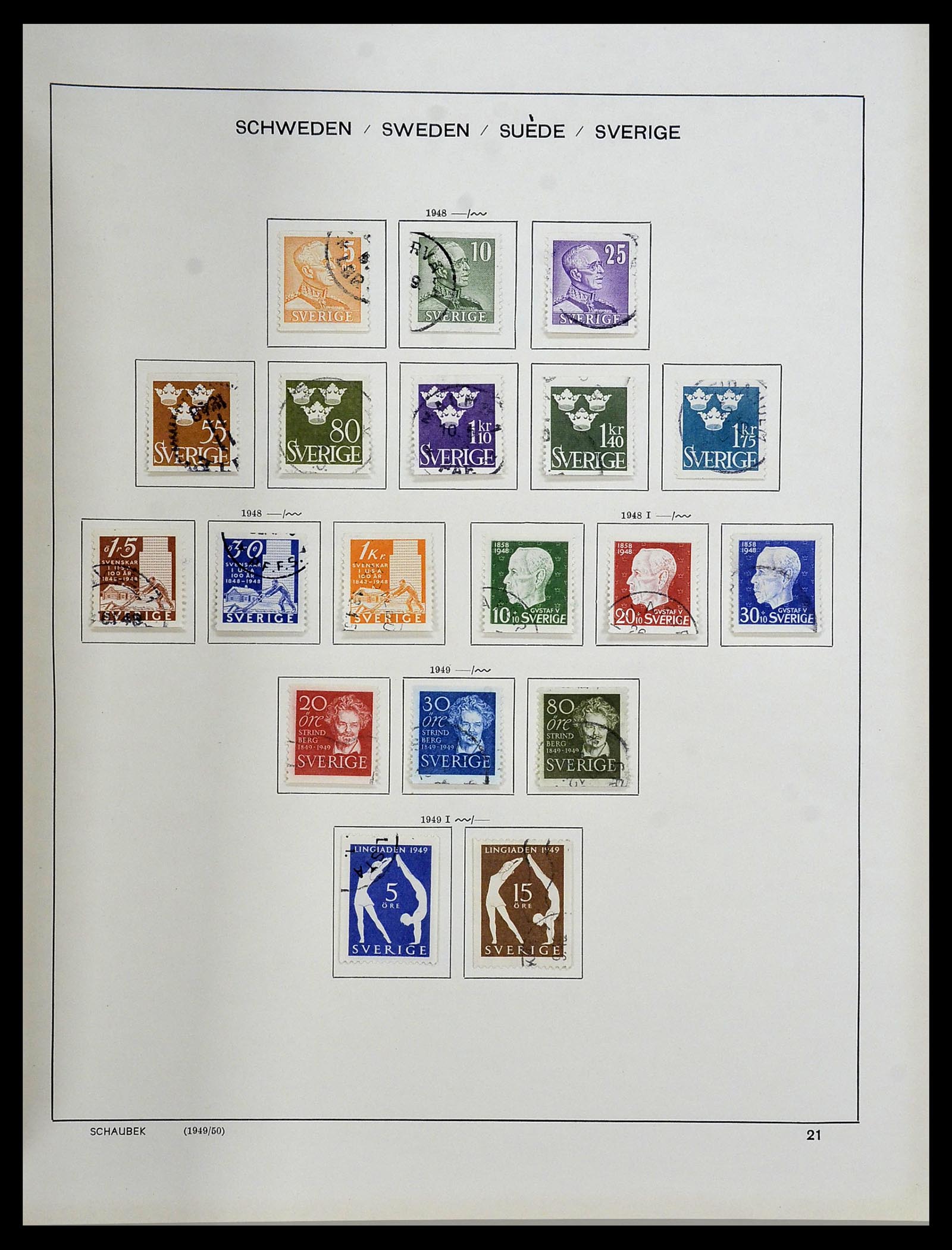 34312 187 - Postzegelverzameling 34312 Scandinavië 1855-1965.