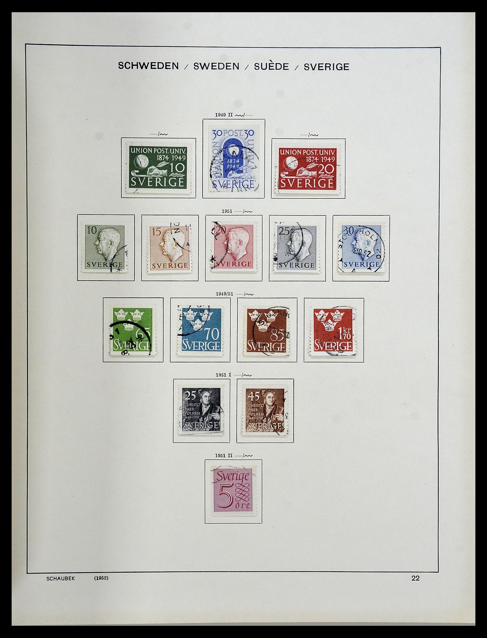 34312 189 - Stamp collection 34312 Scandinavia 1855-1965.