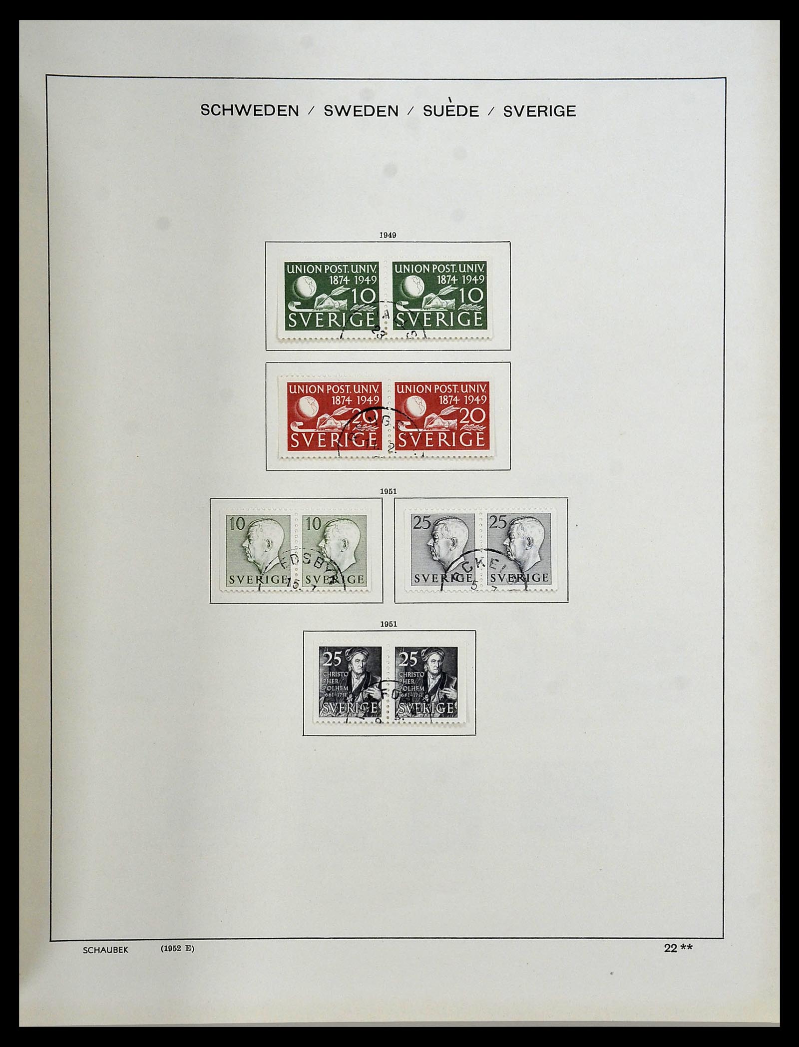 34312 190 - Postzegelverzameling 34312 Scandinavië 1855-1965.