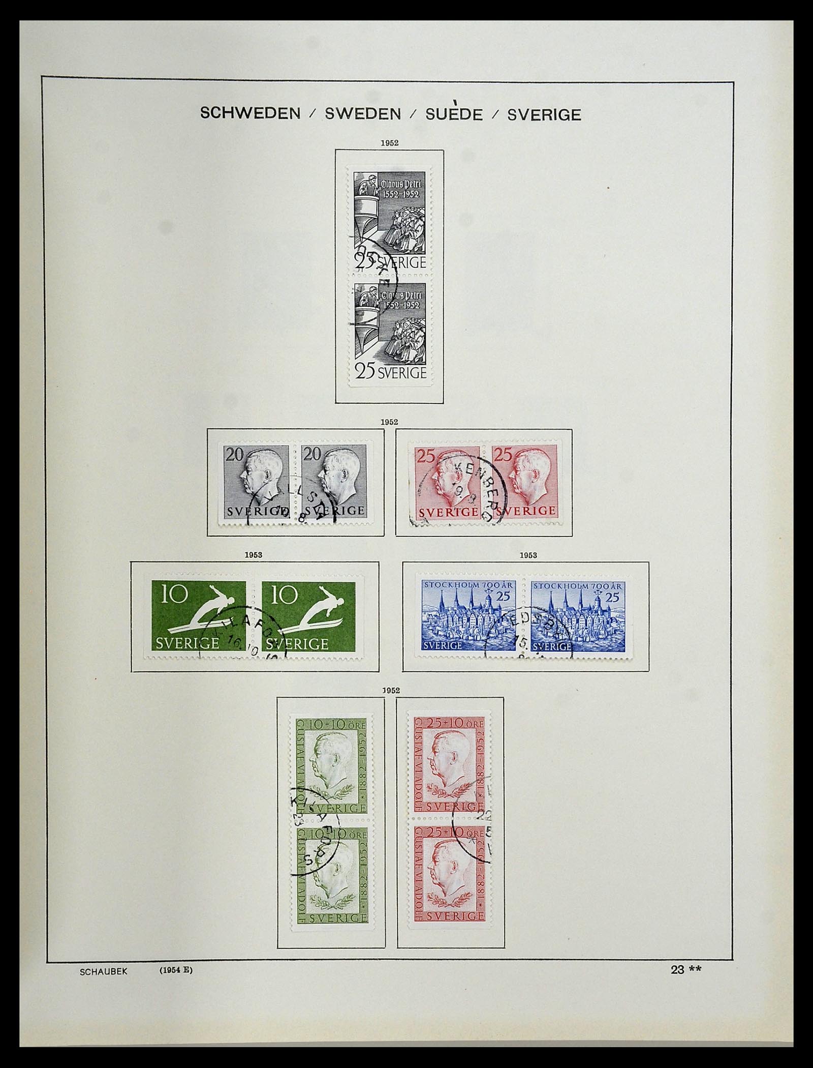 34312 192 - Postzegelverzameling 34312 Scandinavië 1855-1965.