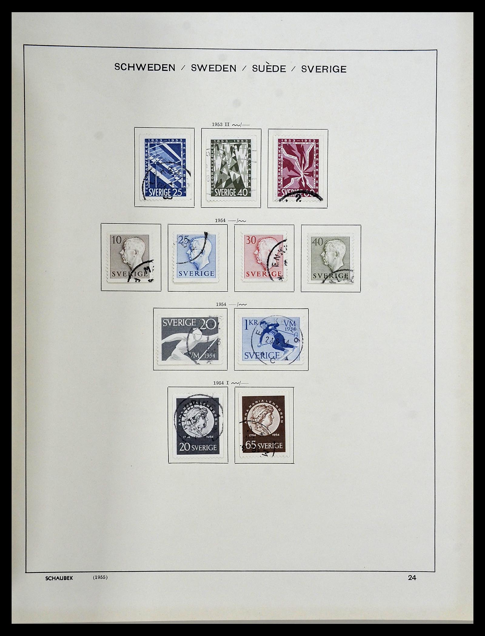 34312 193 - Postzegelverzameling 34312 Scandinavië 1855-1965.