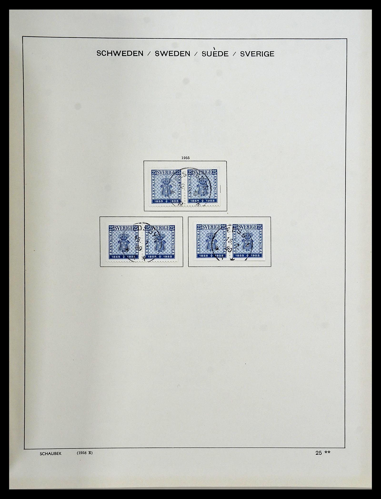 34312 194 - Postzegelverzameling 34312 Scandinavië 1855-1965.