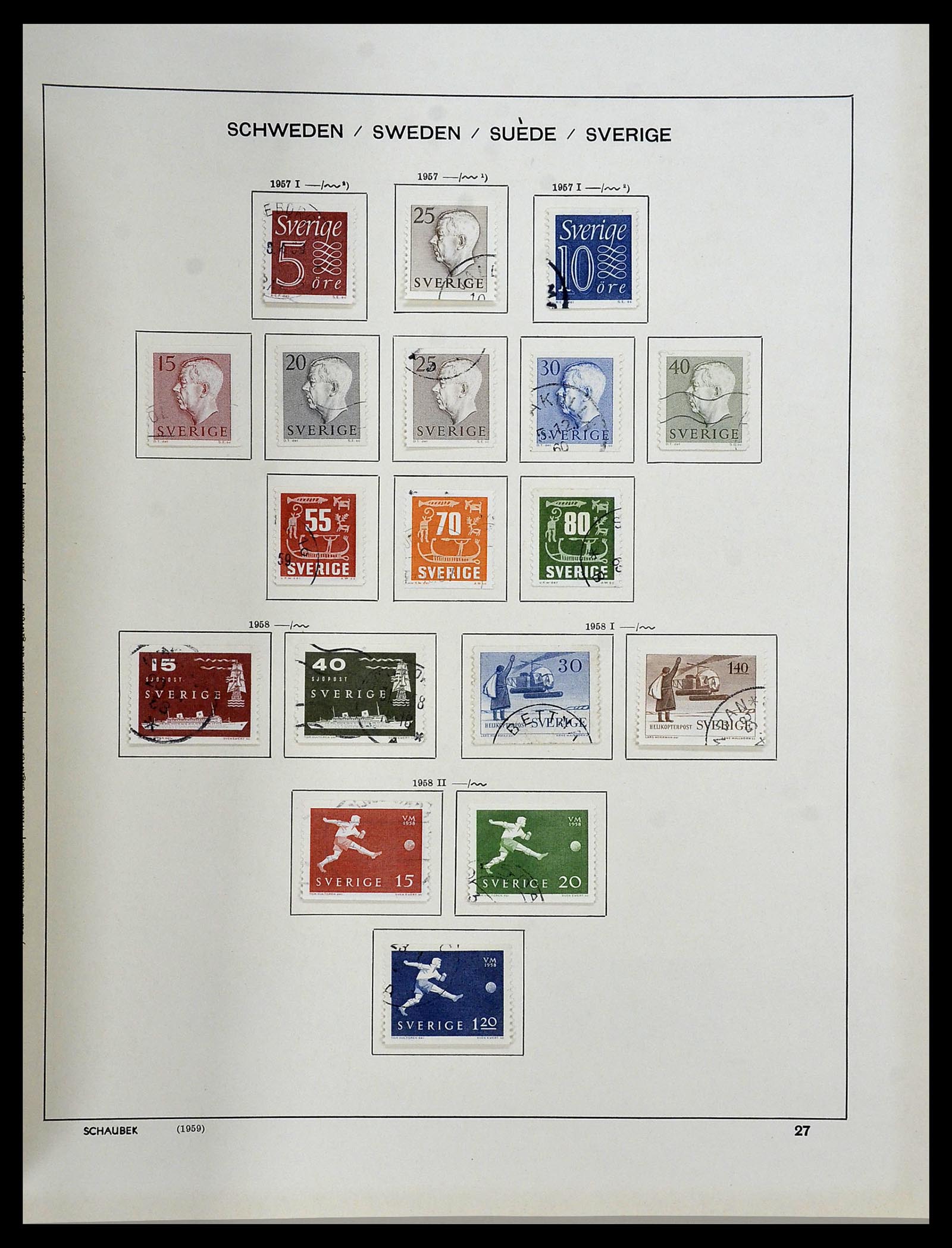 34312 196 - Stamp collection 34312 Scandinavia 1855-1965.
