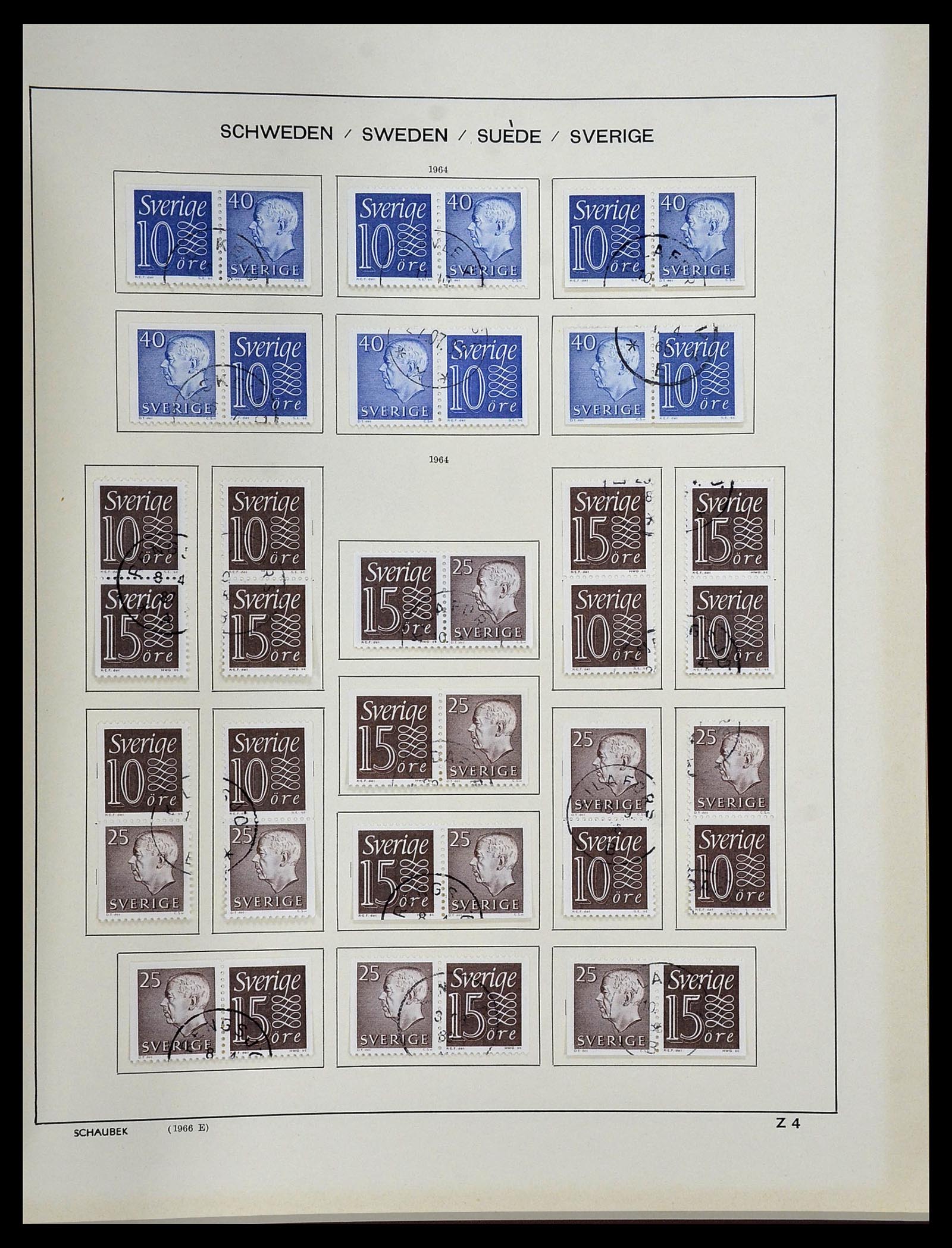 34312 216 - Postzegelverzameling 34312 Scandinavië 1855-1965.