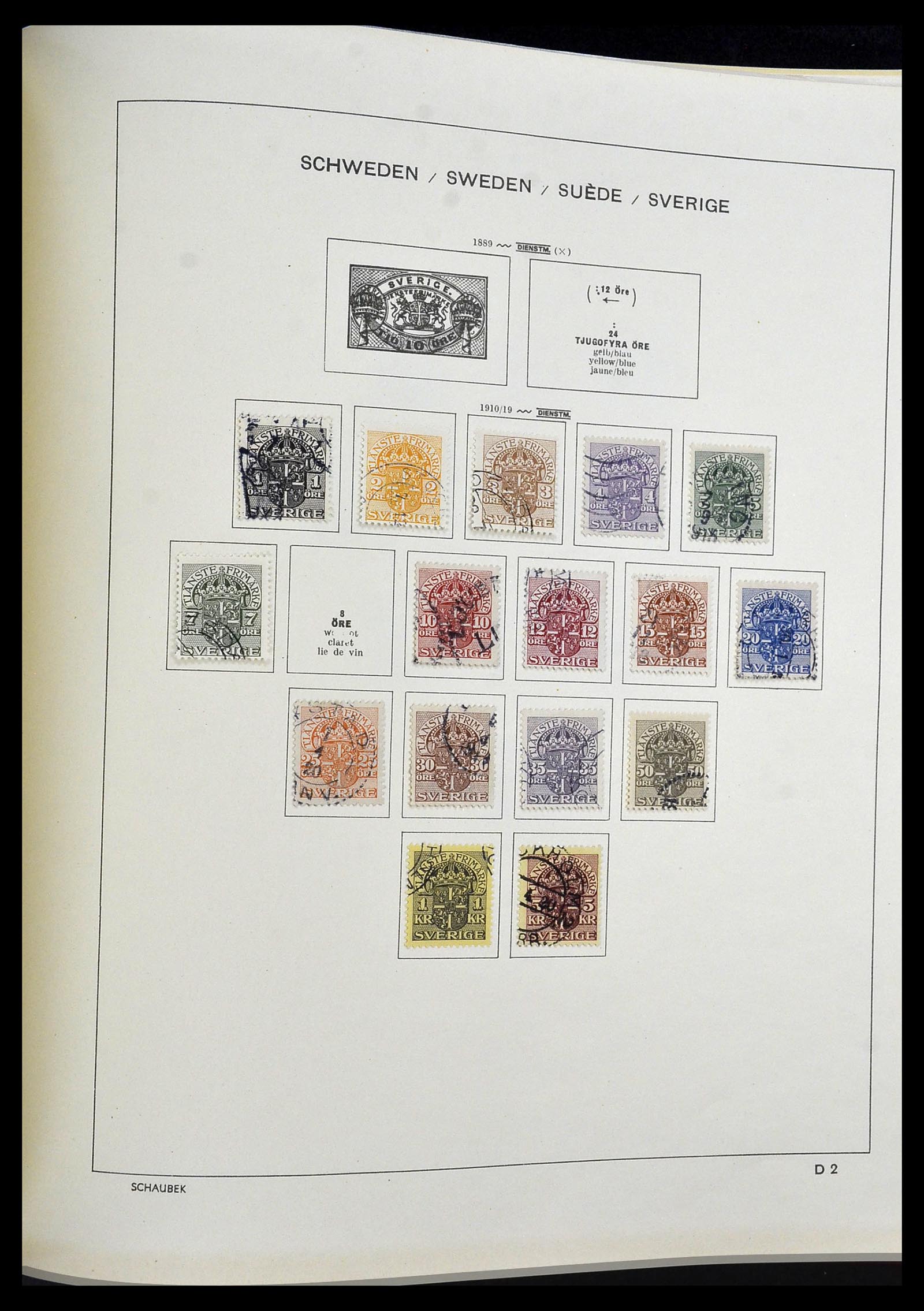 34312 218 - Stamp collection 34312 Scandinavia 1855-1965.