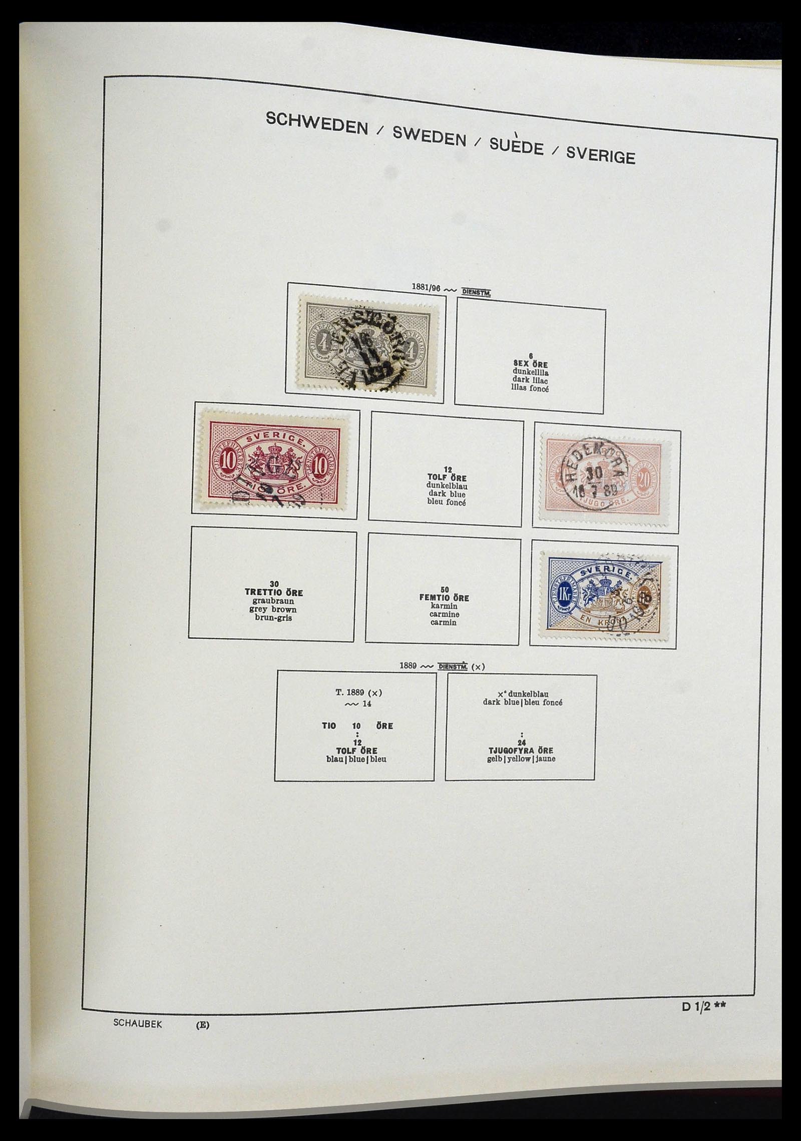34312 220 - Stamp collection 34312 Scandinavia 1855-1965.