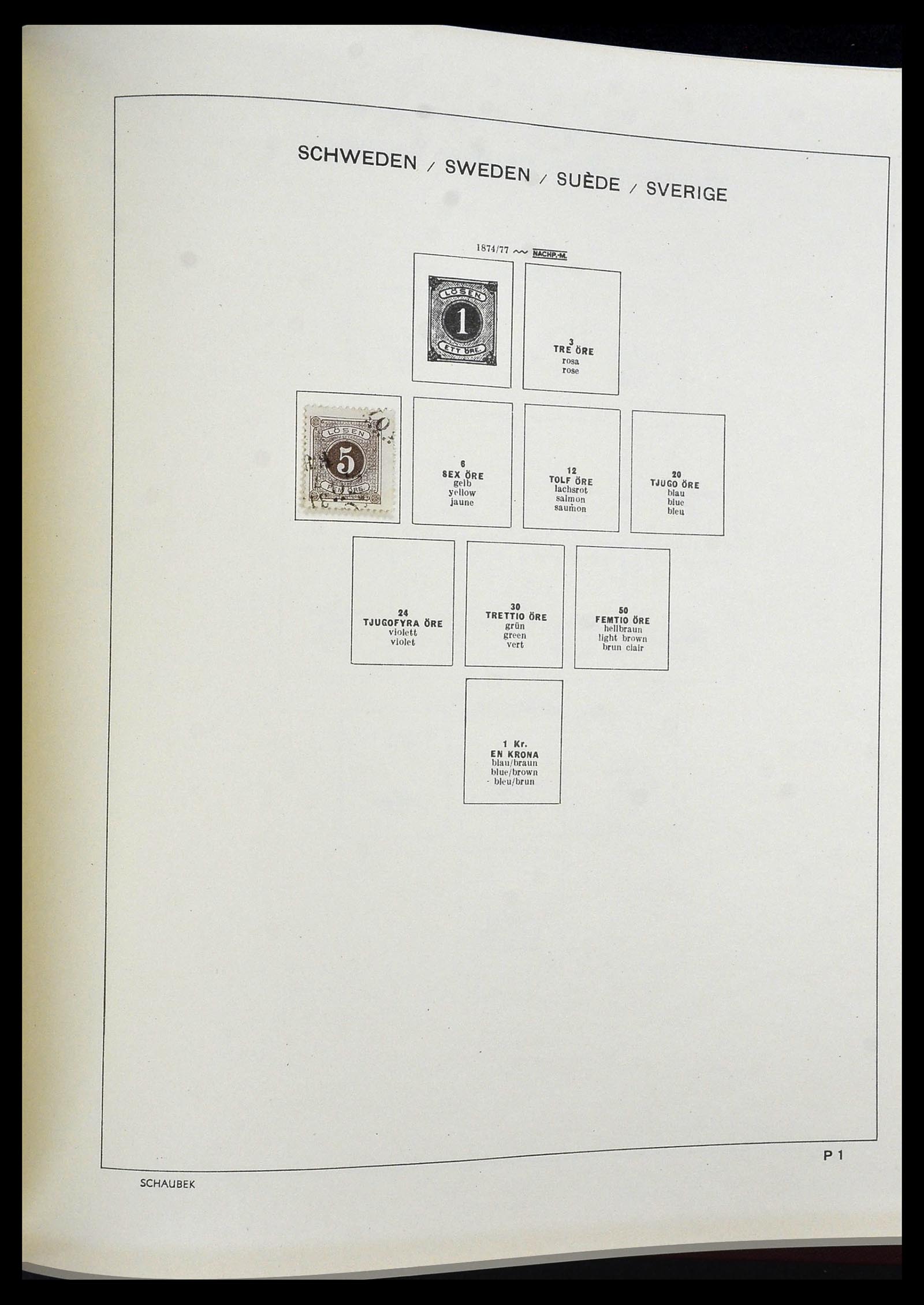34312 221 - Postzegelverzameling 34312 Scandinavië 1855-1965.
