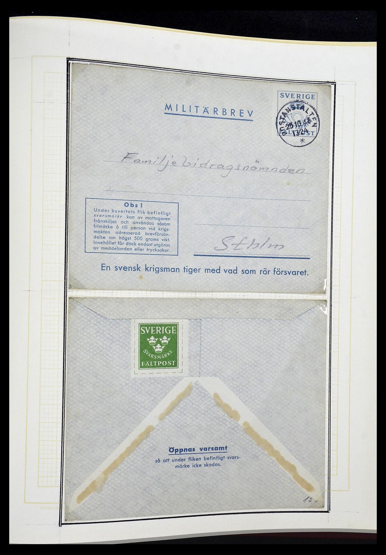 34312 223 - Postzegelverzameling 34312 Scandinavië 1855-1965.