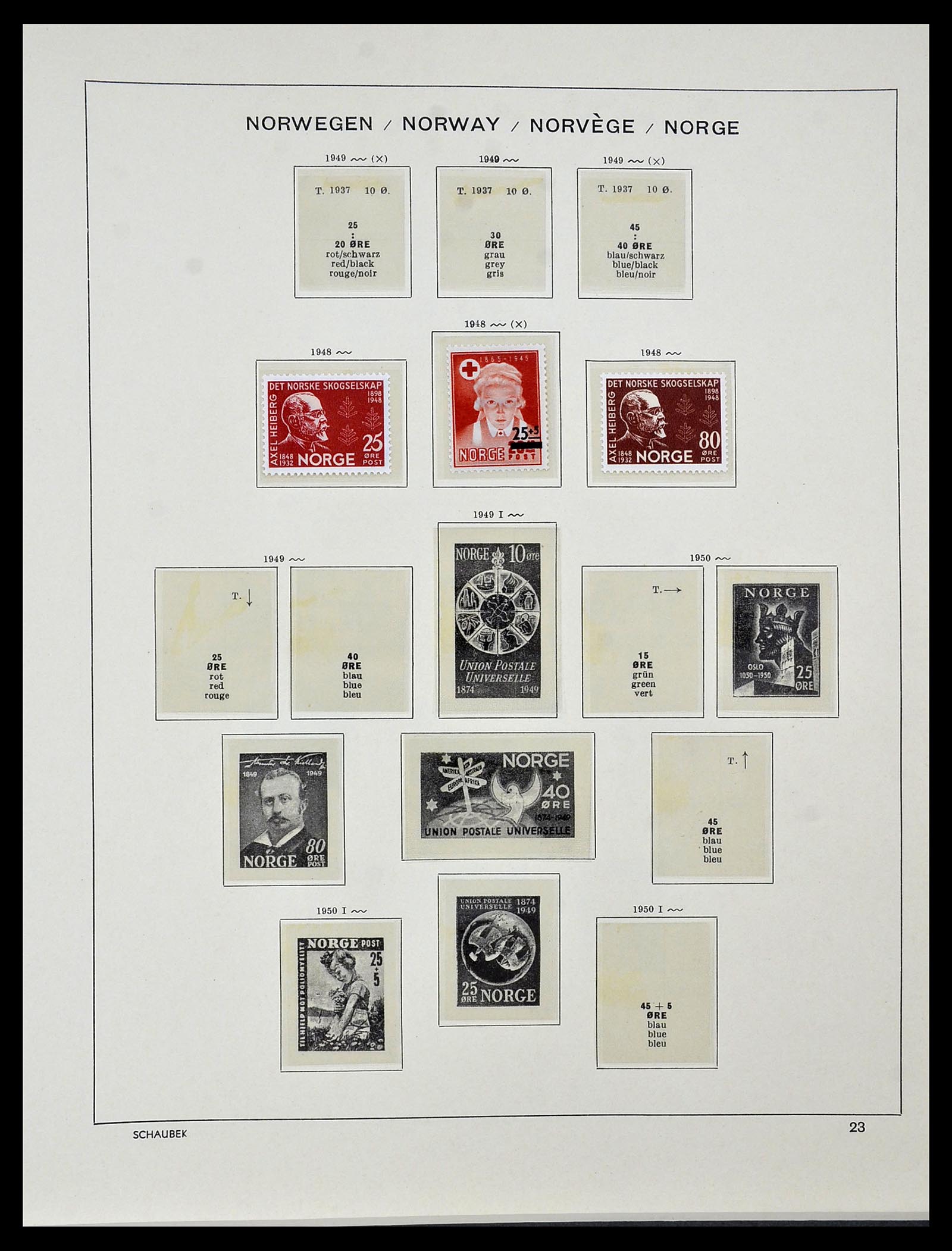34313 003 - Postzegelverzameling 34313 Scandinavië 1856-1990.
