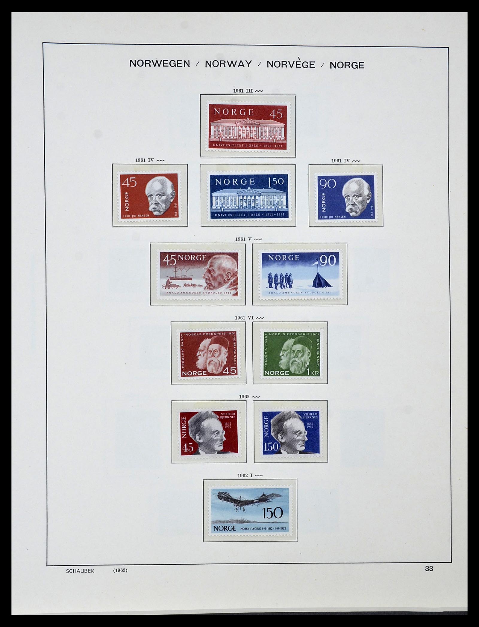 34313 011 - Postzegelverzameling 34313 Scandinavië 1856-1990.
