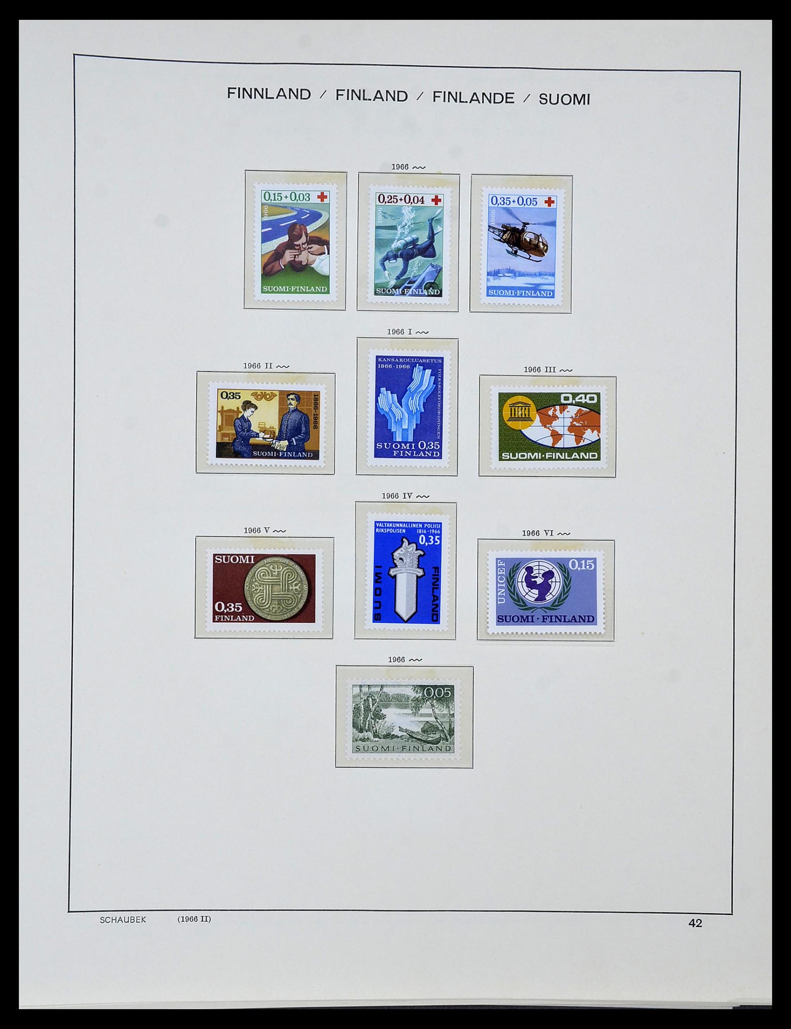 34313 027 - Stamp collection 34313 Scandinavia 1856-1990.