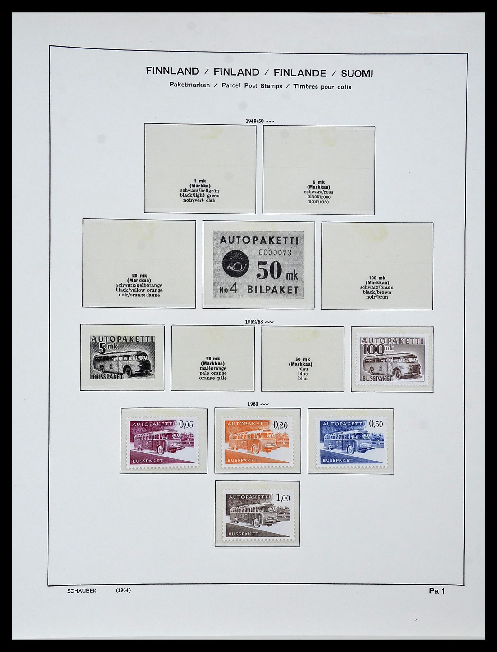 34313 028 - Postzegelverzameling 34313 Scandinavië 1856-1990.