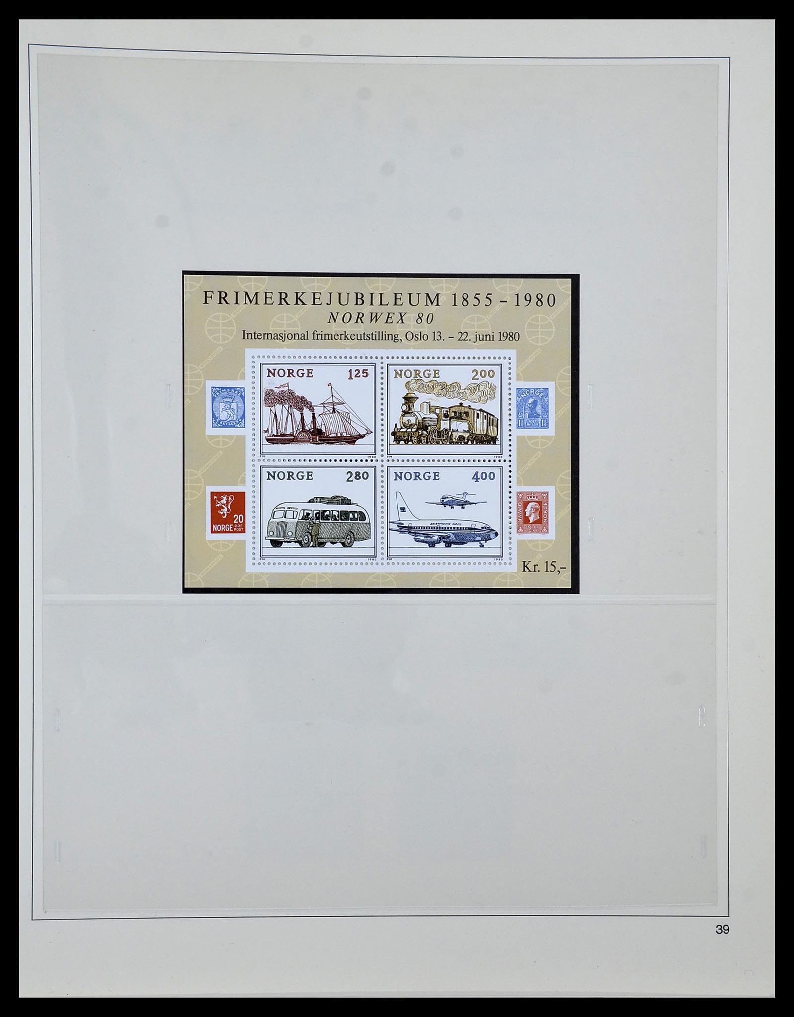 34313 036 - Postzegelverzameling 34313 Scandinavië 1856-1990.