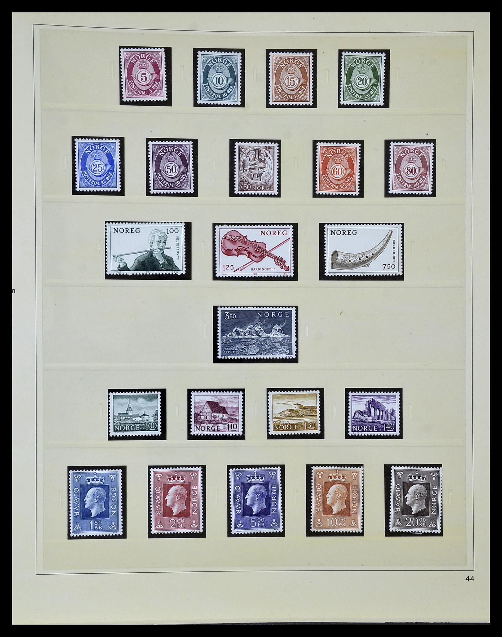 34313 041 - Postzegelverzameling 34313 Scandinavië 1856-1990.