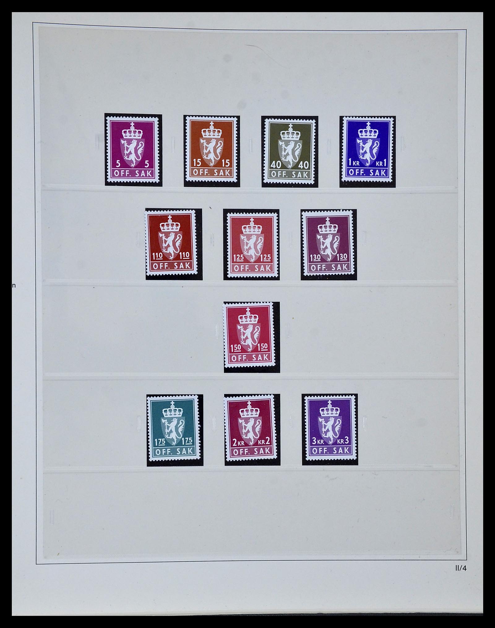 34313 042 - Postzegelverzameling 34313 Scandinavië 1856-1990.