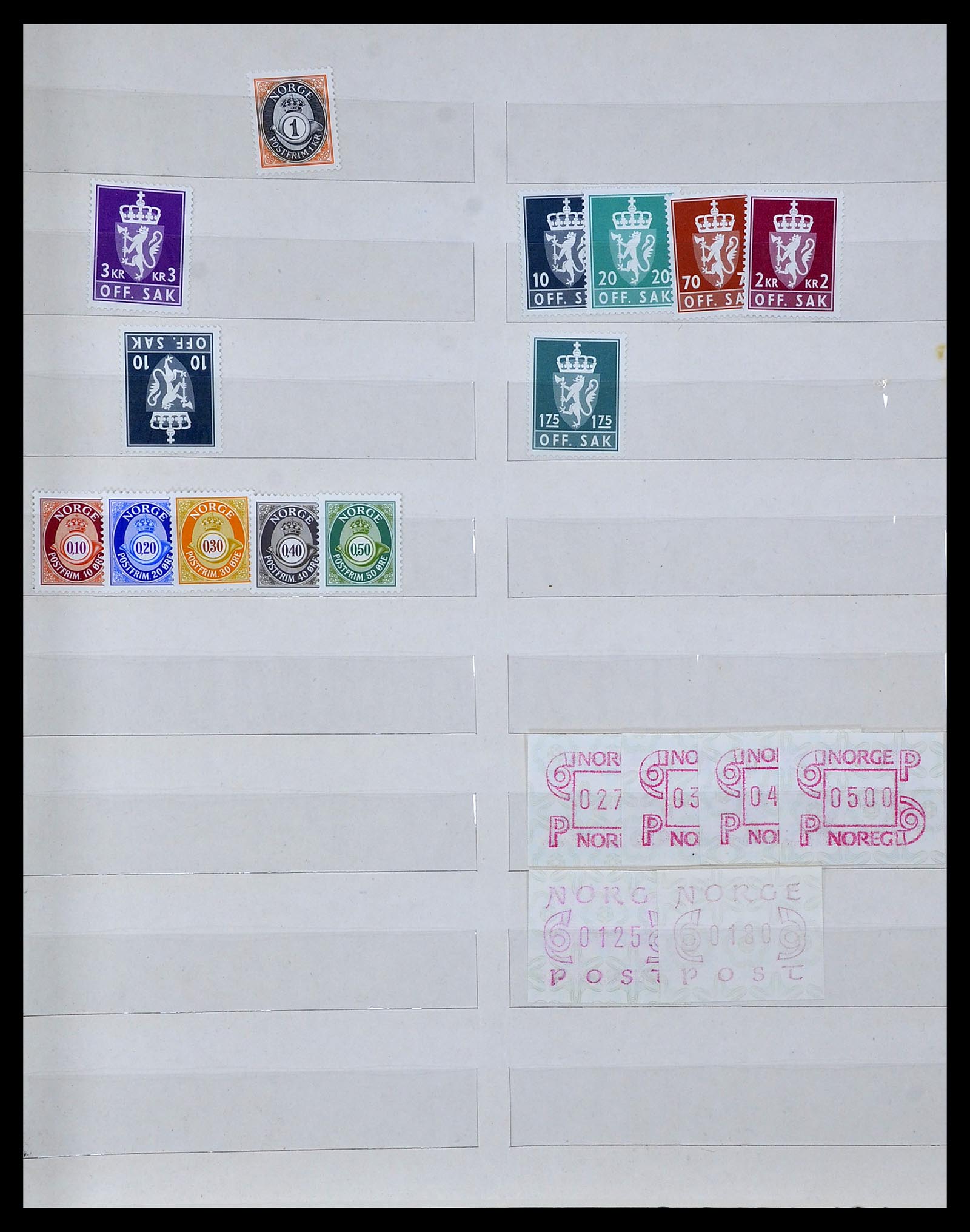 34313 043 - Postzegelverzameling 34313 Scandinavië 1856-1990.