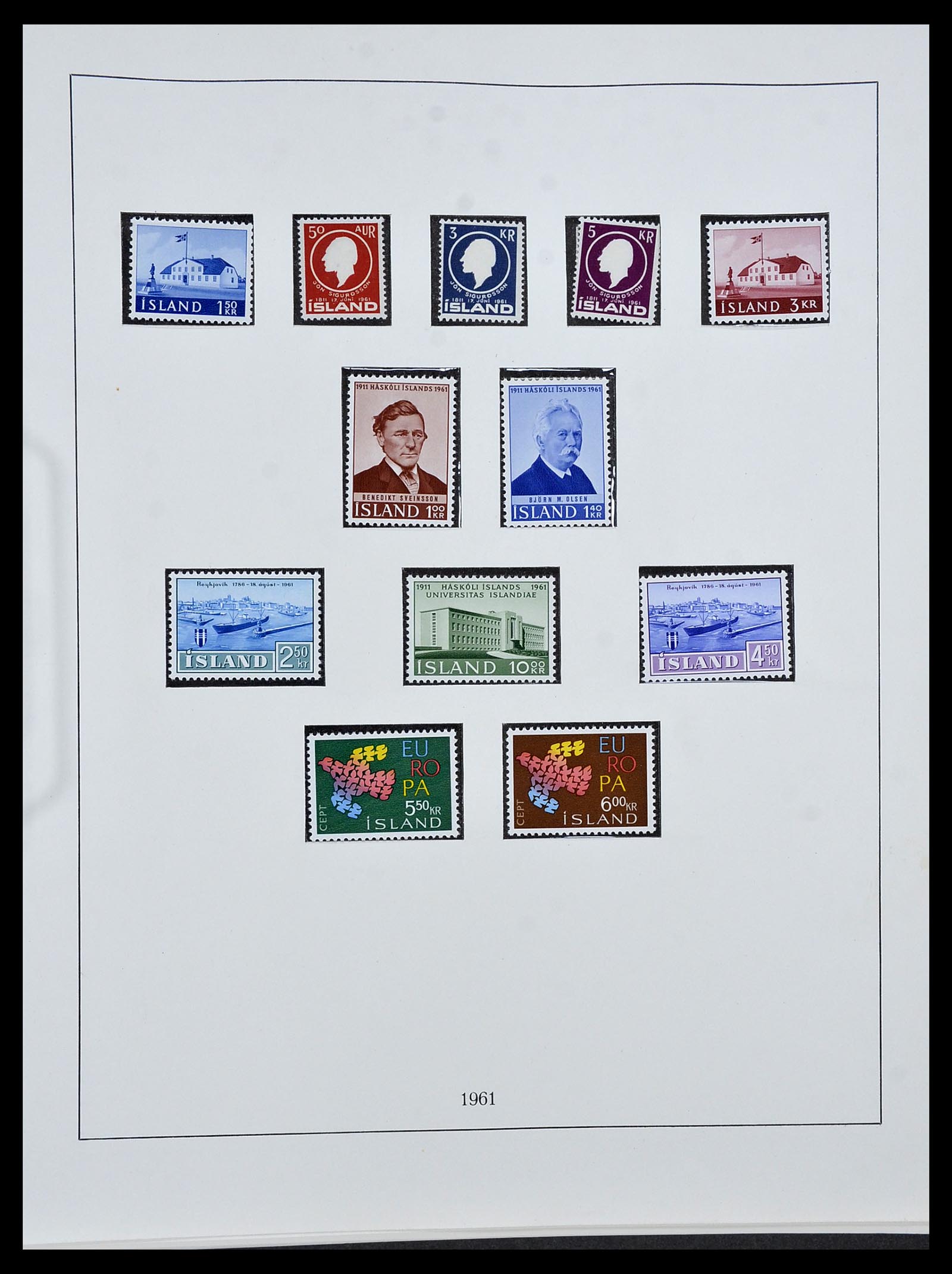34313 045 - Postzegelverzameling 34313 Scandinavië 1856-1990.