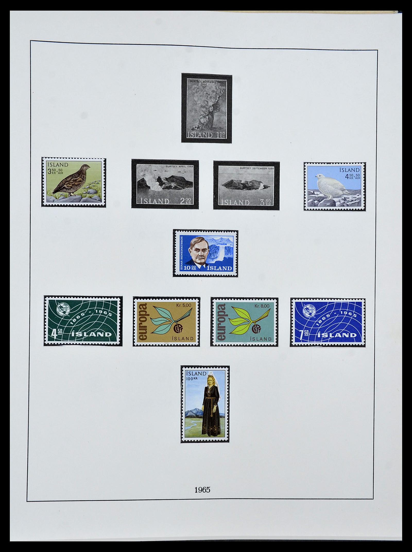 34313 049 - Postzegelverzameling 34313 Scandinavië 1856-1990.