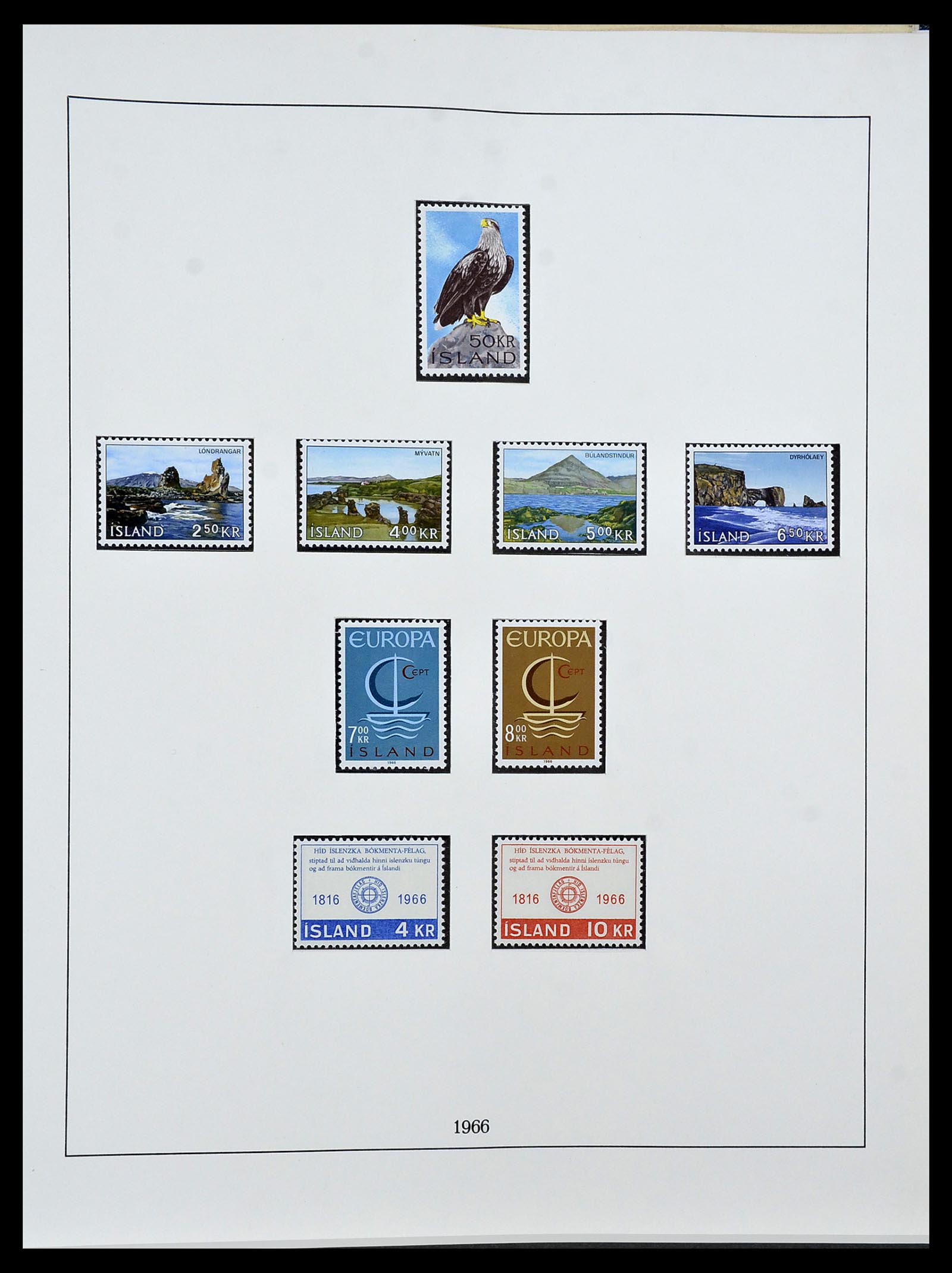 34313 050 - Postzegelverzameling 34313 Scandinavië 1856-1990.