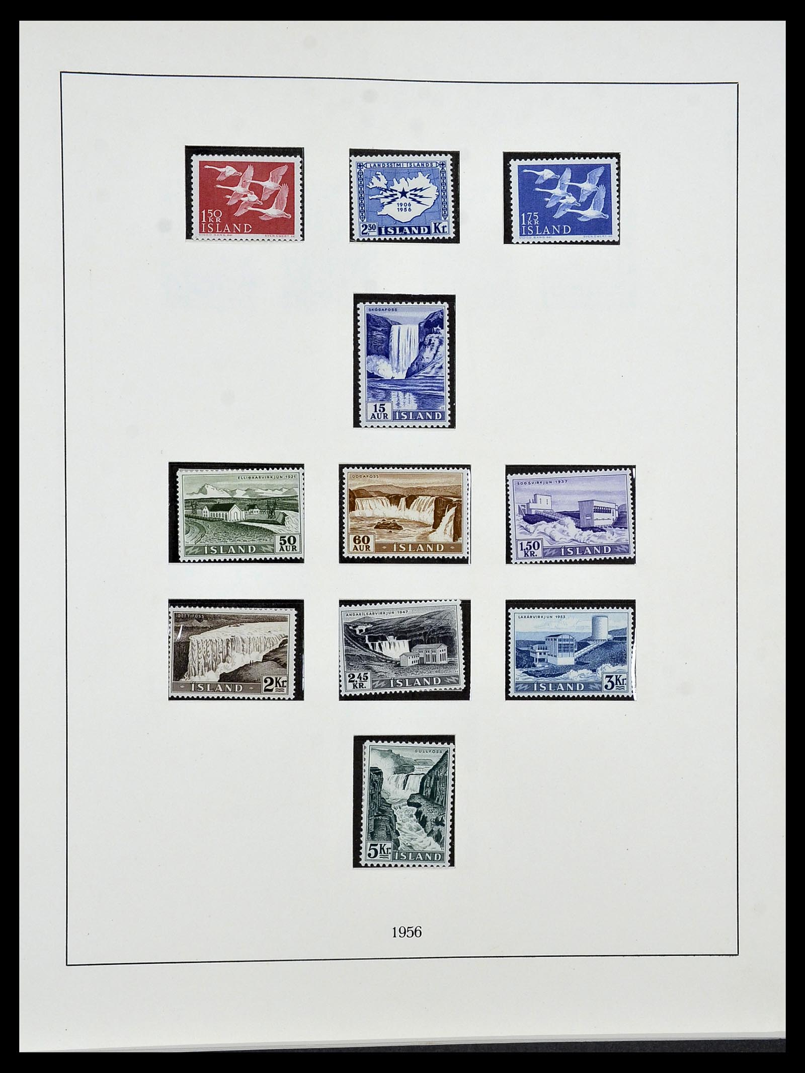 34313 051 - Postzegelverzameling 34313 Scandinavië 1856-1990.