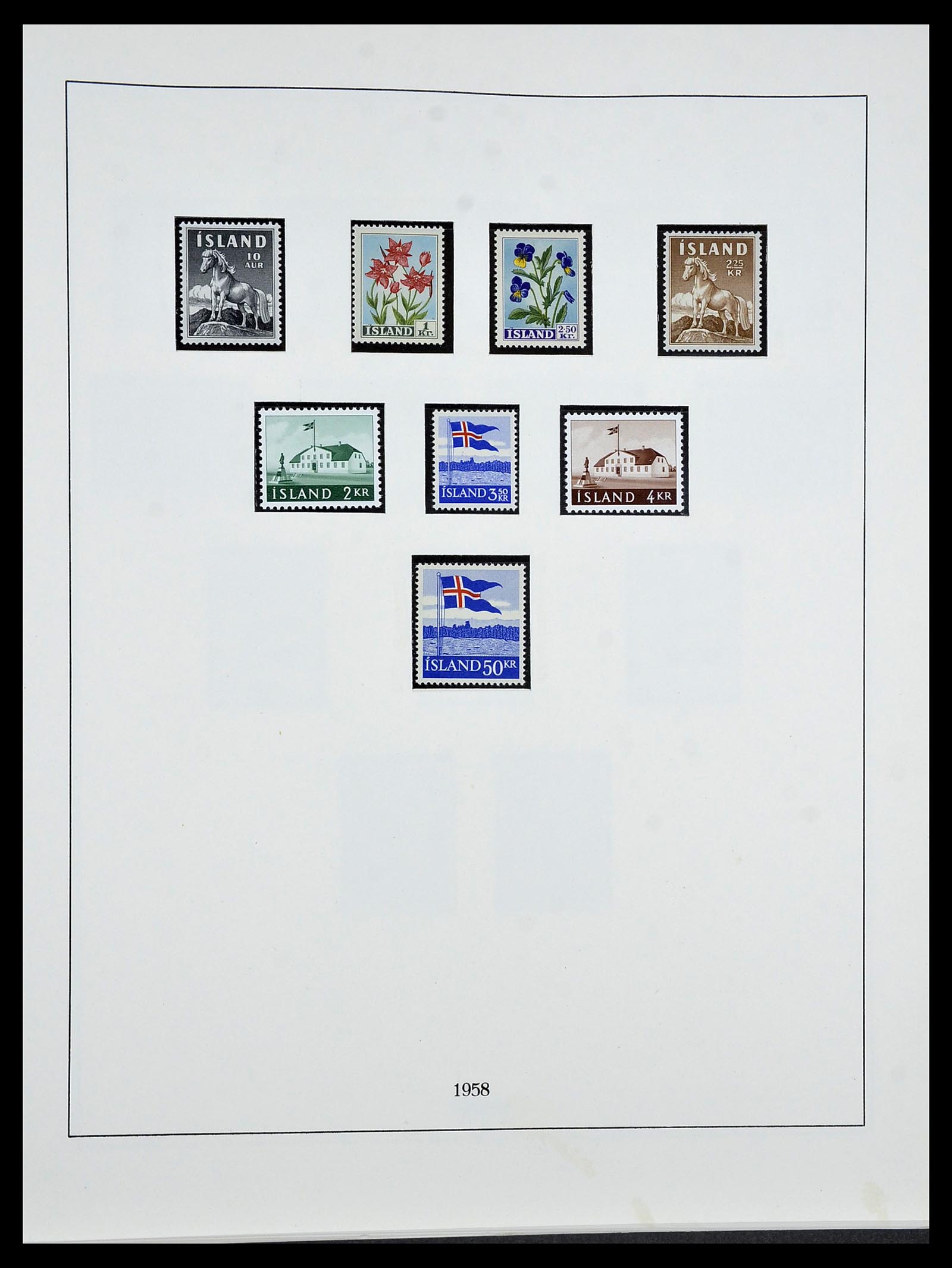 34313 053 - Postzegelverzameling 34313 Scandinavië 1856-1990.