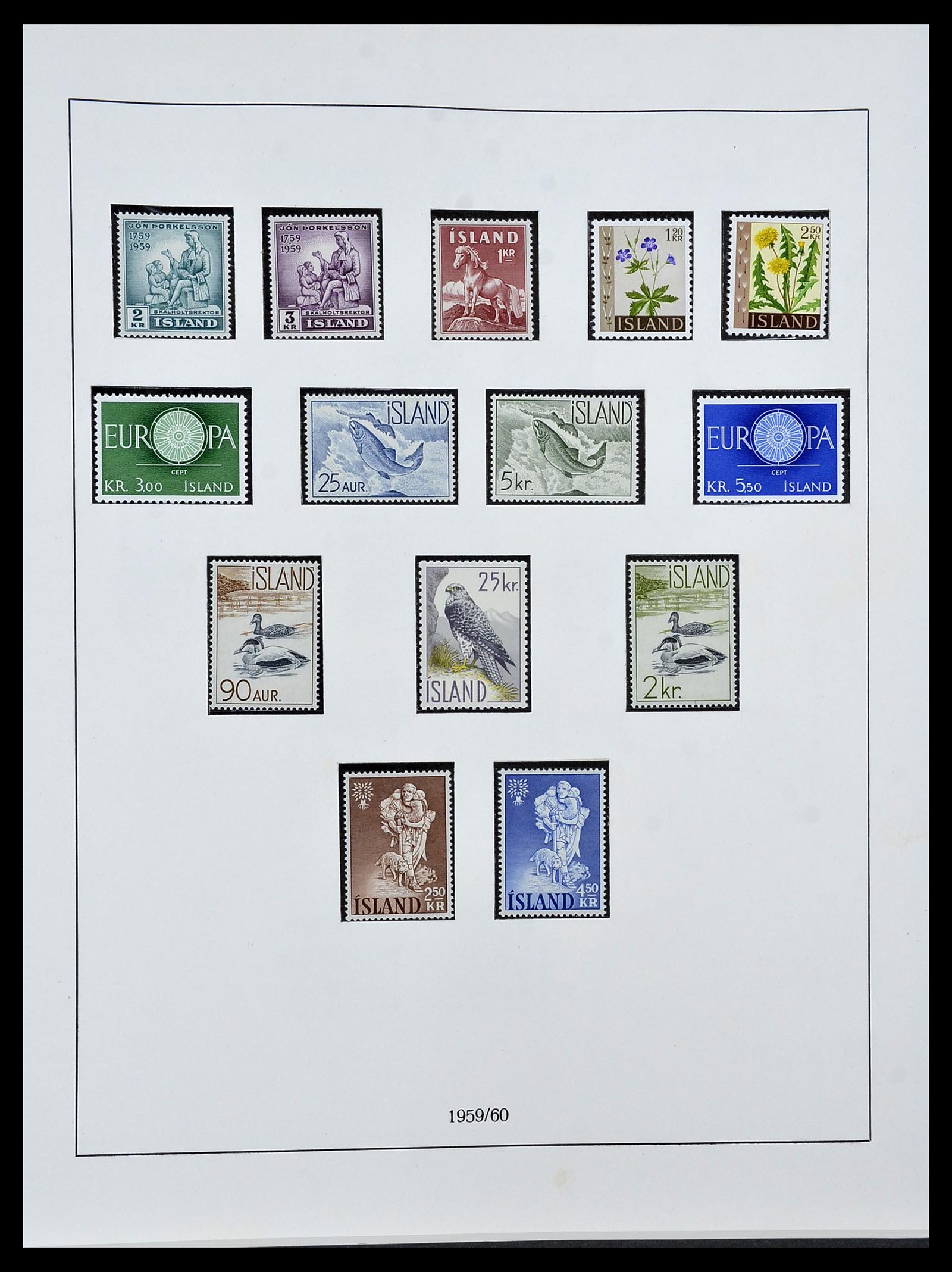 34313 054 - Postzegelverzameling 34313 Scandinavië 1856-1990.